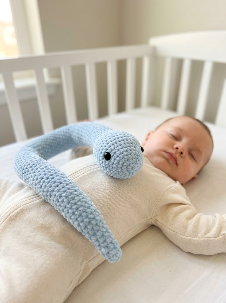 Snuggly Nursery Snake Amigurumi Free Crochet Pattern