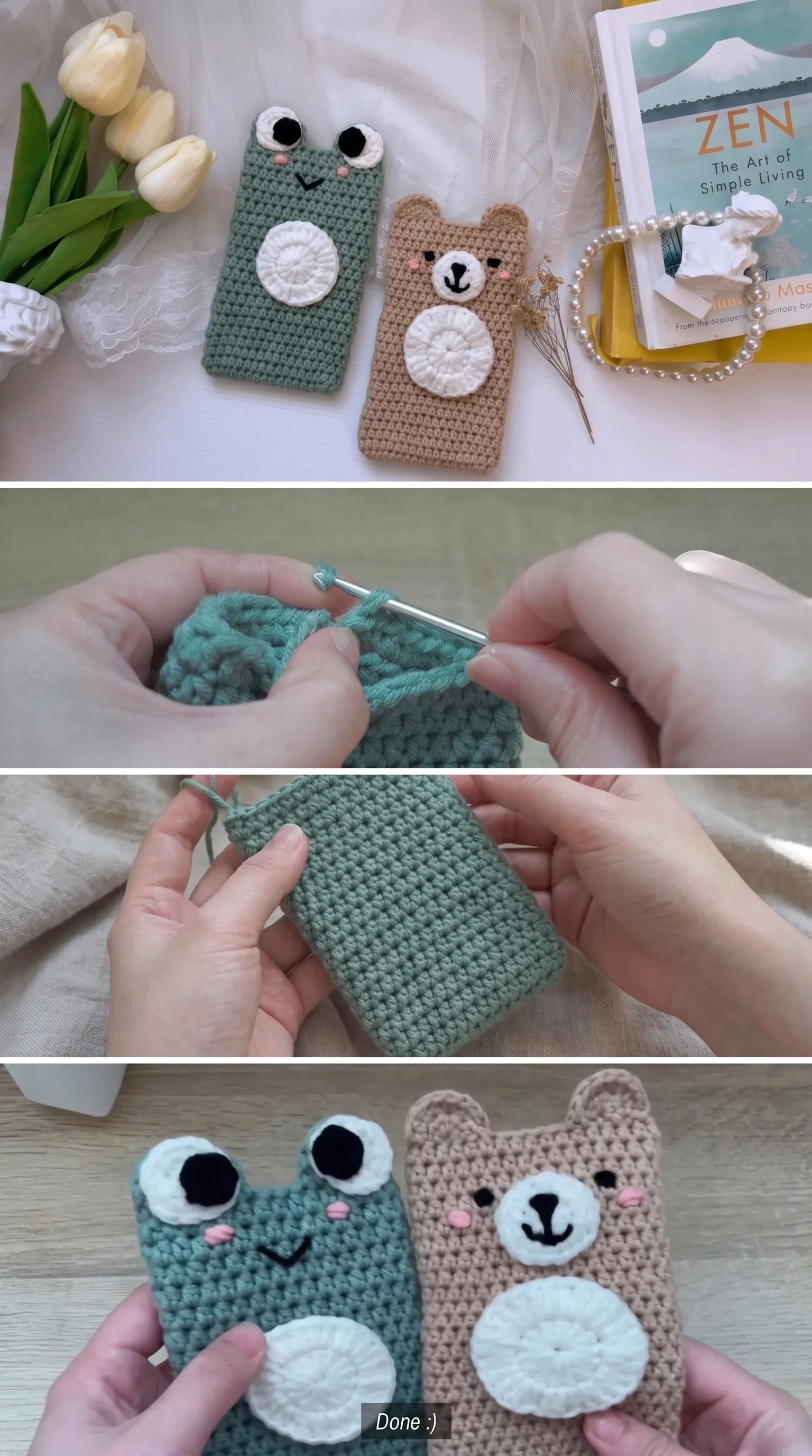 Crochet Animal Phone Pouch: A Playful Daily Companion pattern