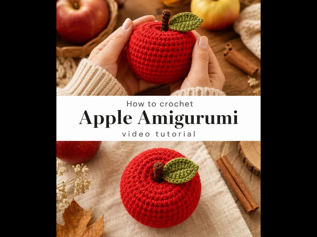 Crochet Apple Amigurumi: A Charming Handmade Delight