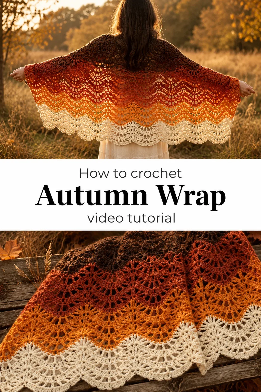 Crochet Autumn Wrap: A Warm and Timeless Classic