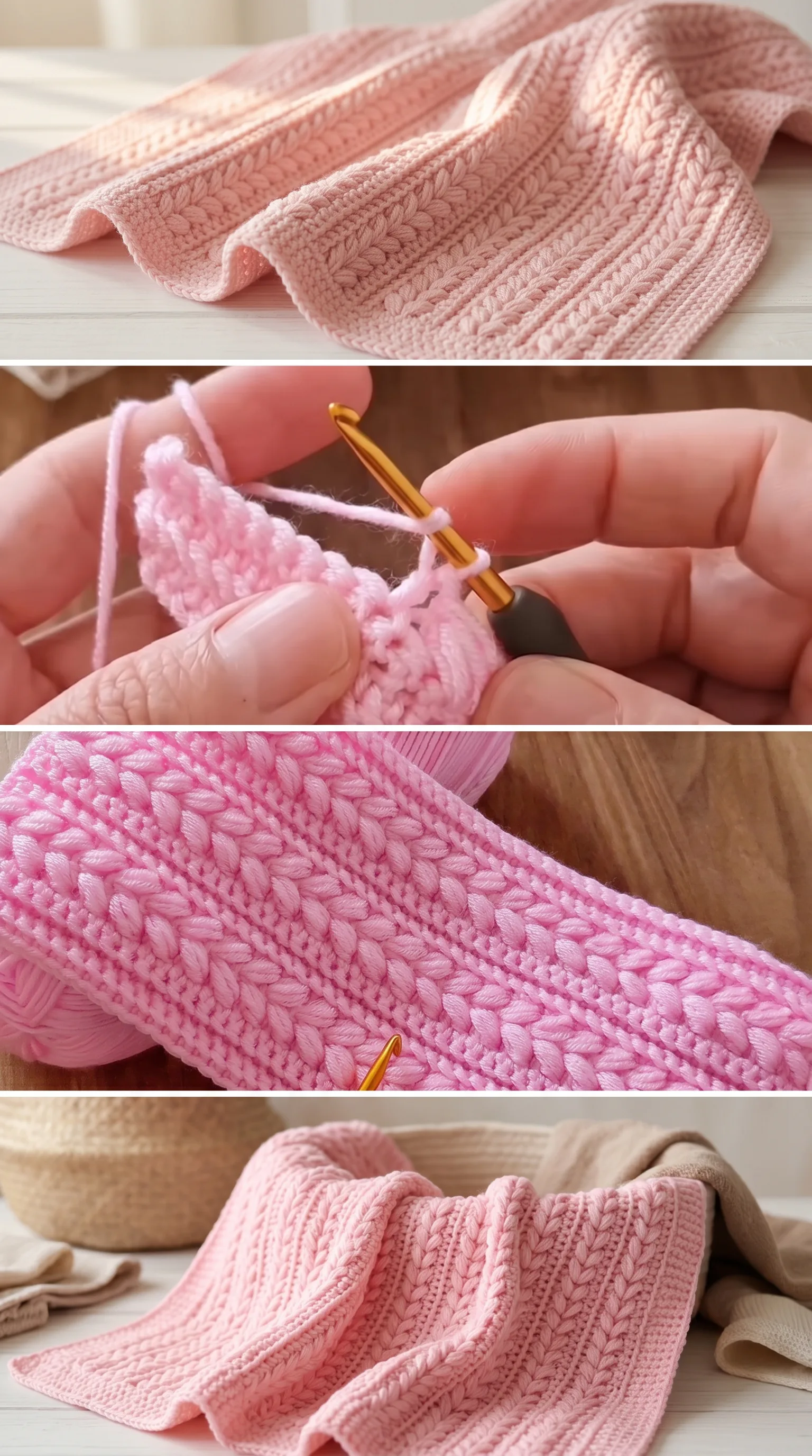 Crochet Baby Blanket: A Beautiful Heirloom Piece pattern