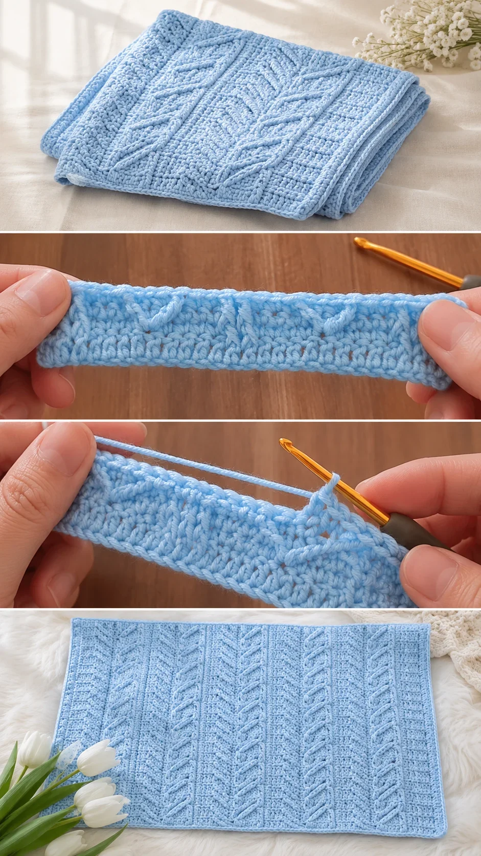 Crochet Baby Blanket: A Gorgeous and Timeless Keepsake pattern