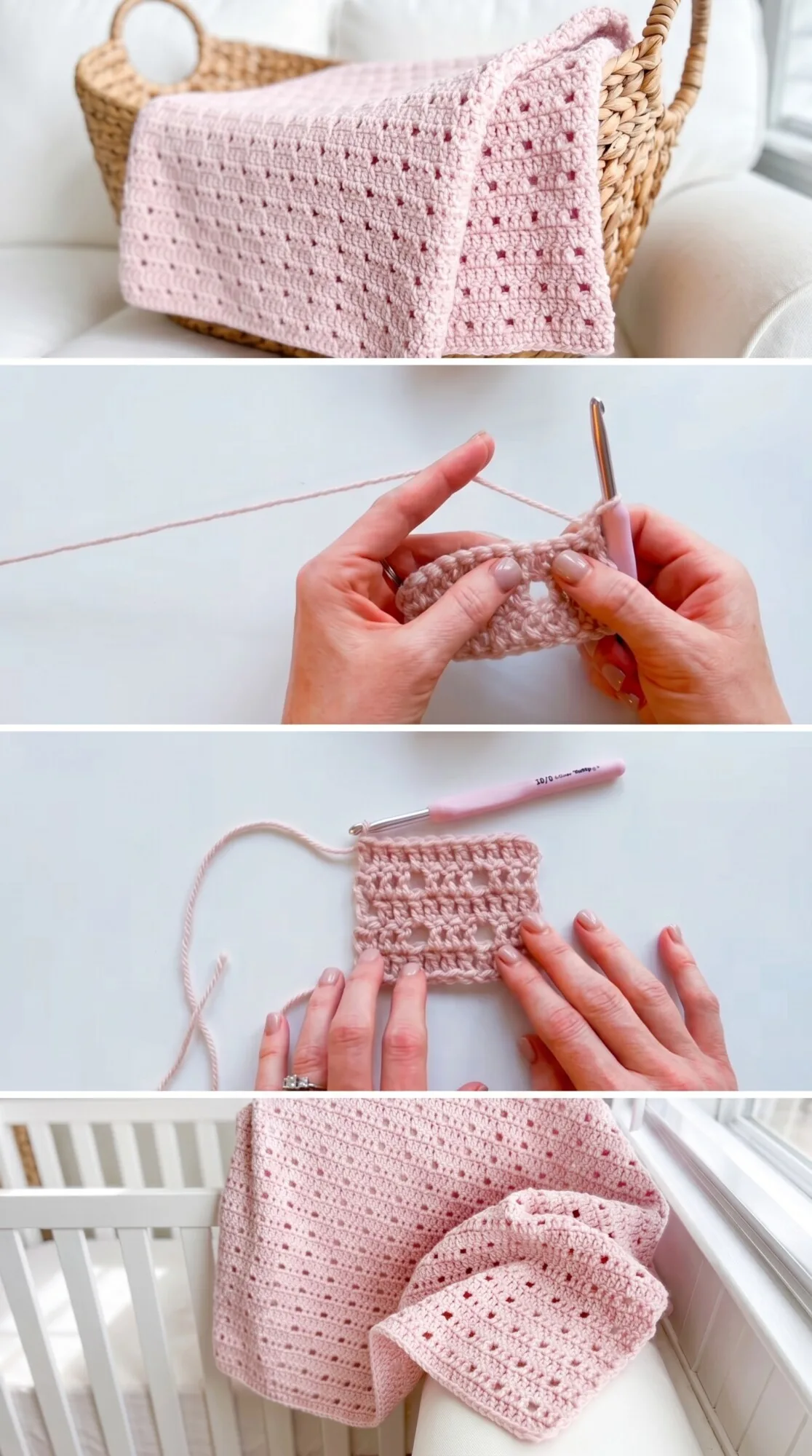 Crochet Baby Blanket: A Timeless Nursery Essential pattern