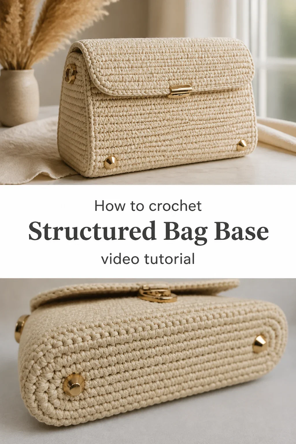 Crochet Bag Base: A Structured and Timeless Essential