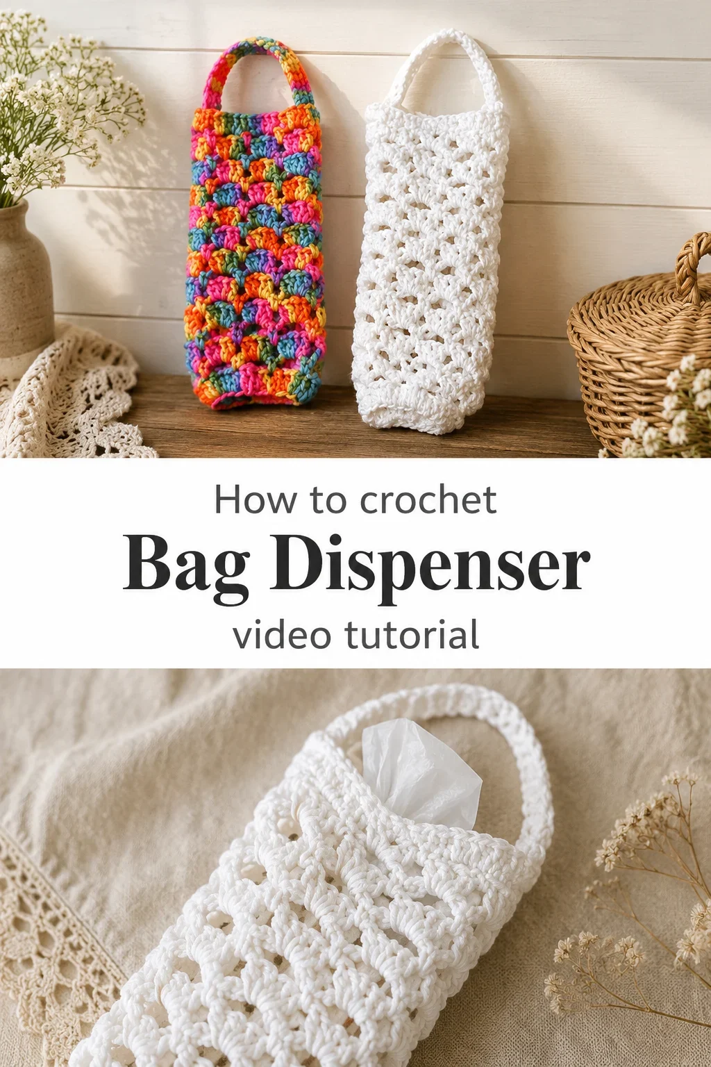 Crochet Bag Dispenser: A Clever and Practical Home Staple