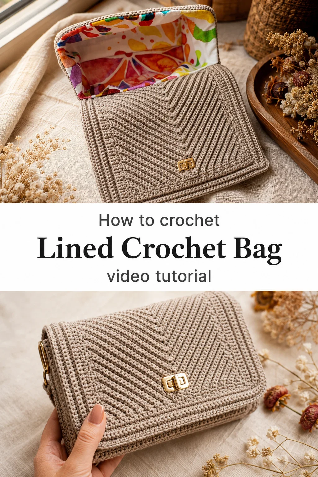 Crochet Bag Lining: A Polished and Refined Finish