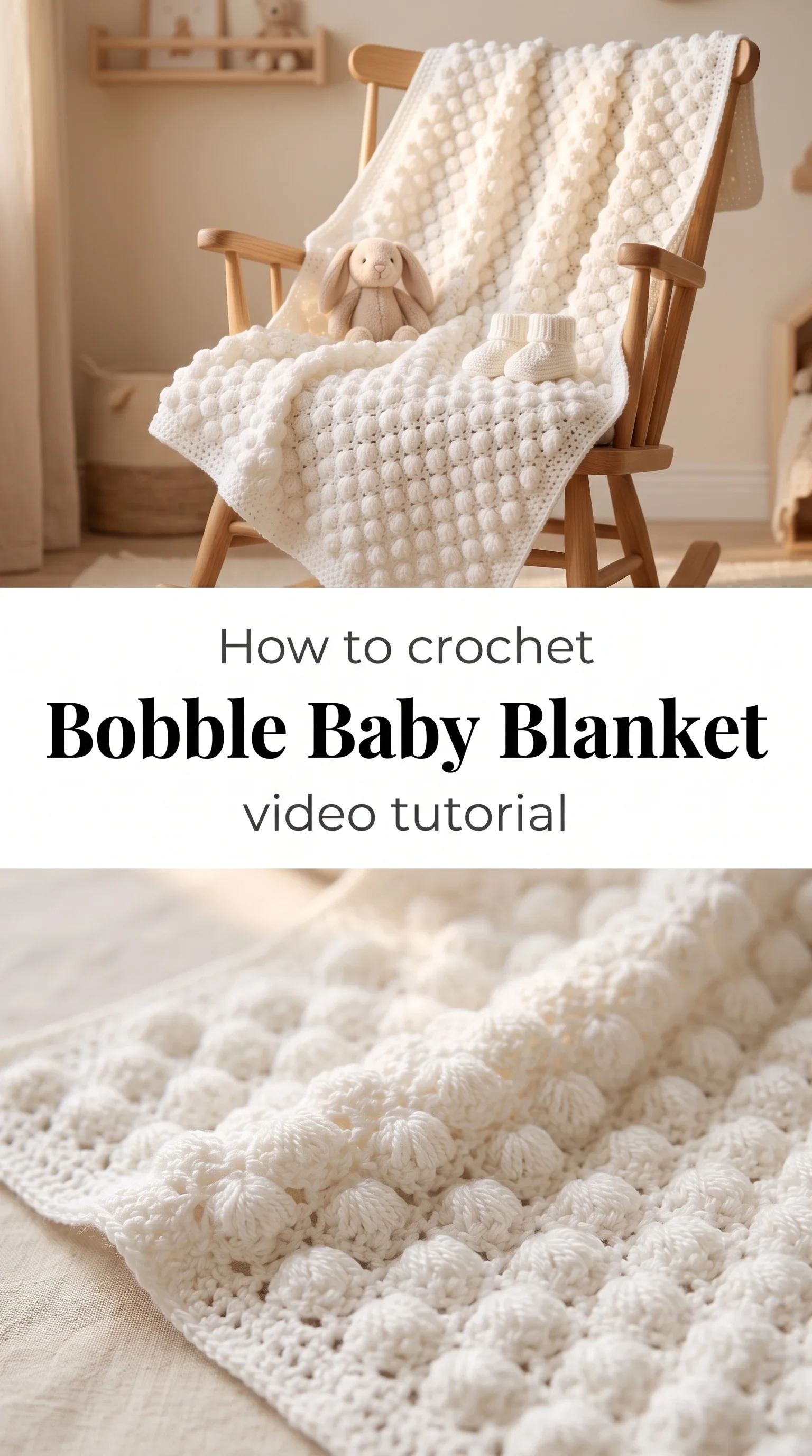 Crochet Bobble Baby Blanket: A Soft and Dreamy Treasure