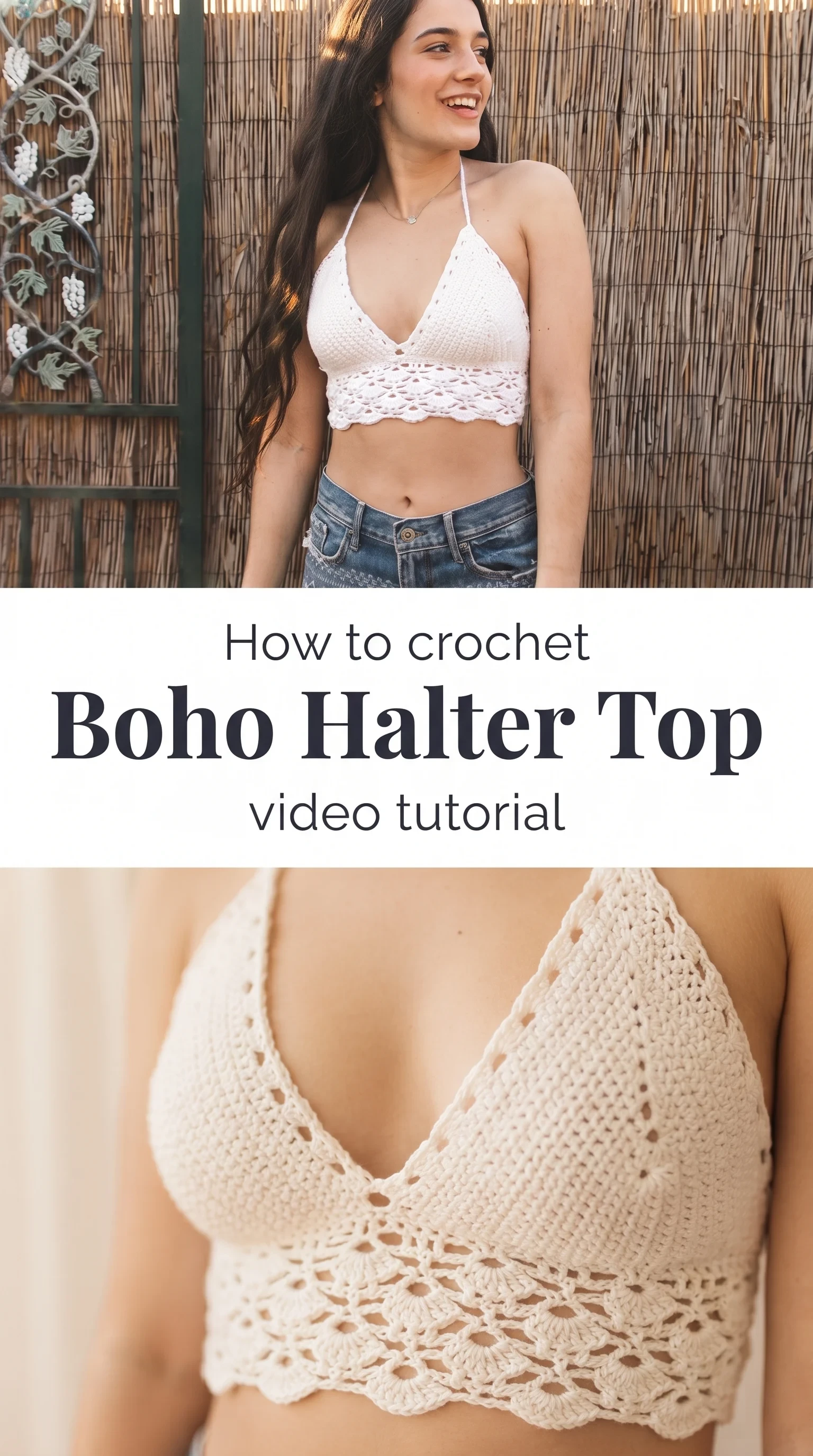 Crochet Boho Halter Top: A Breezy Summer Essential
