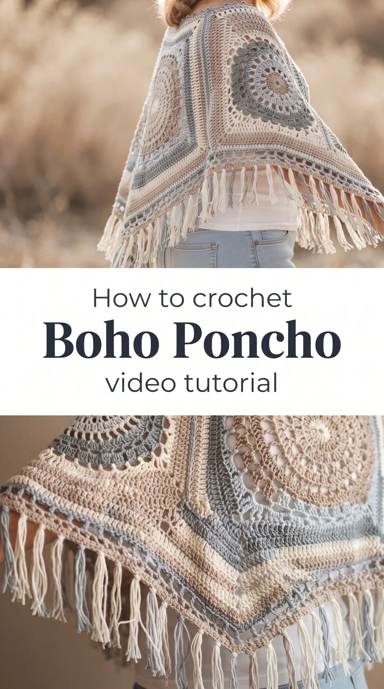 Crochet Boho Poncho: A Chic and Timeless Wrap