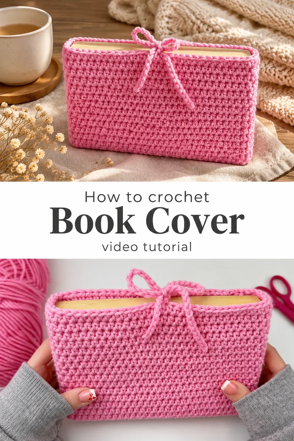 Crochet Book Cover: A Charming and Functional Accessory