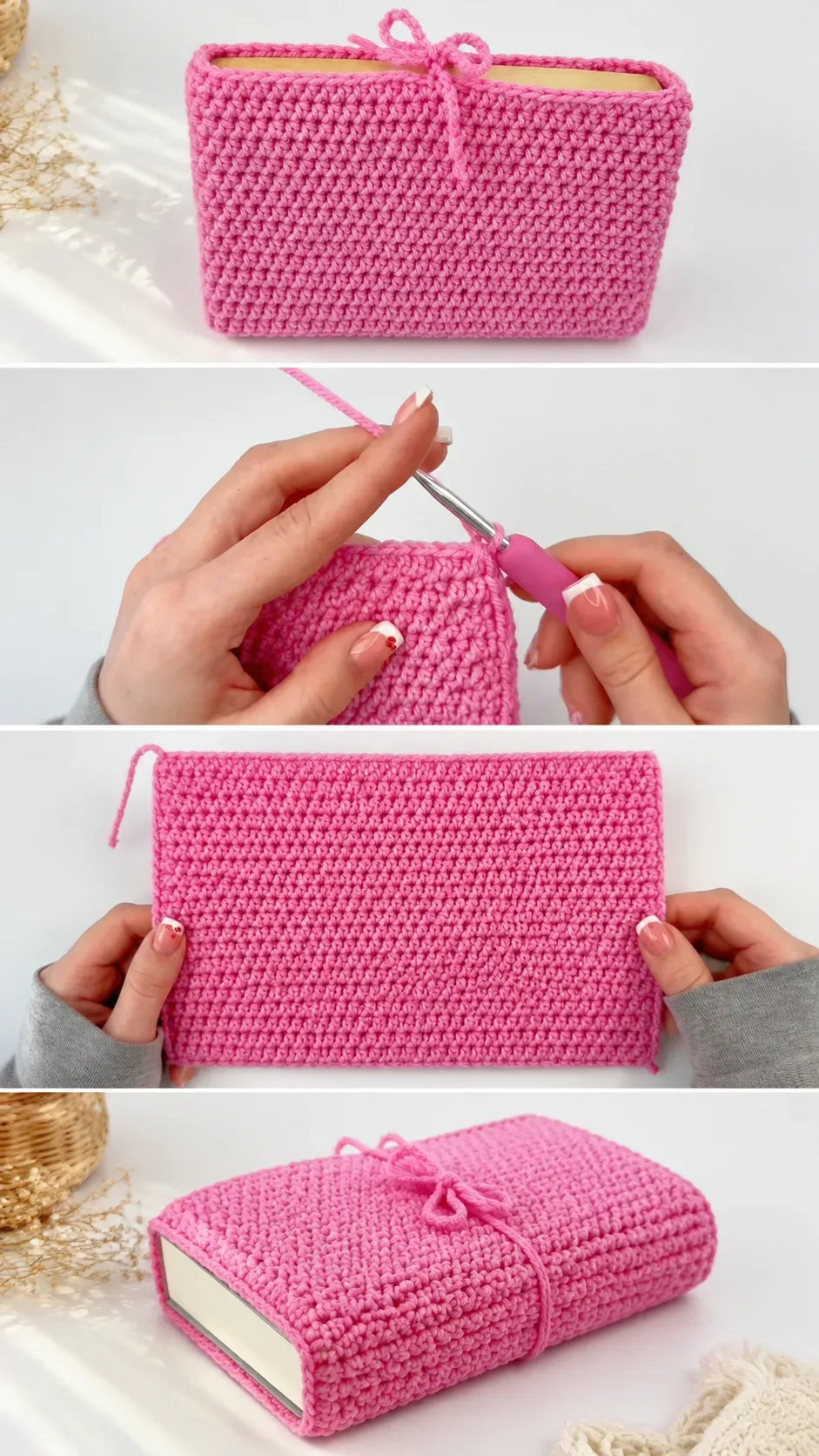 Crochet Book Cover: A Charming and Functional Accessory pattern