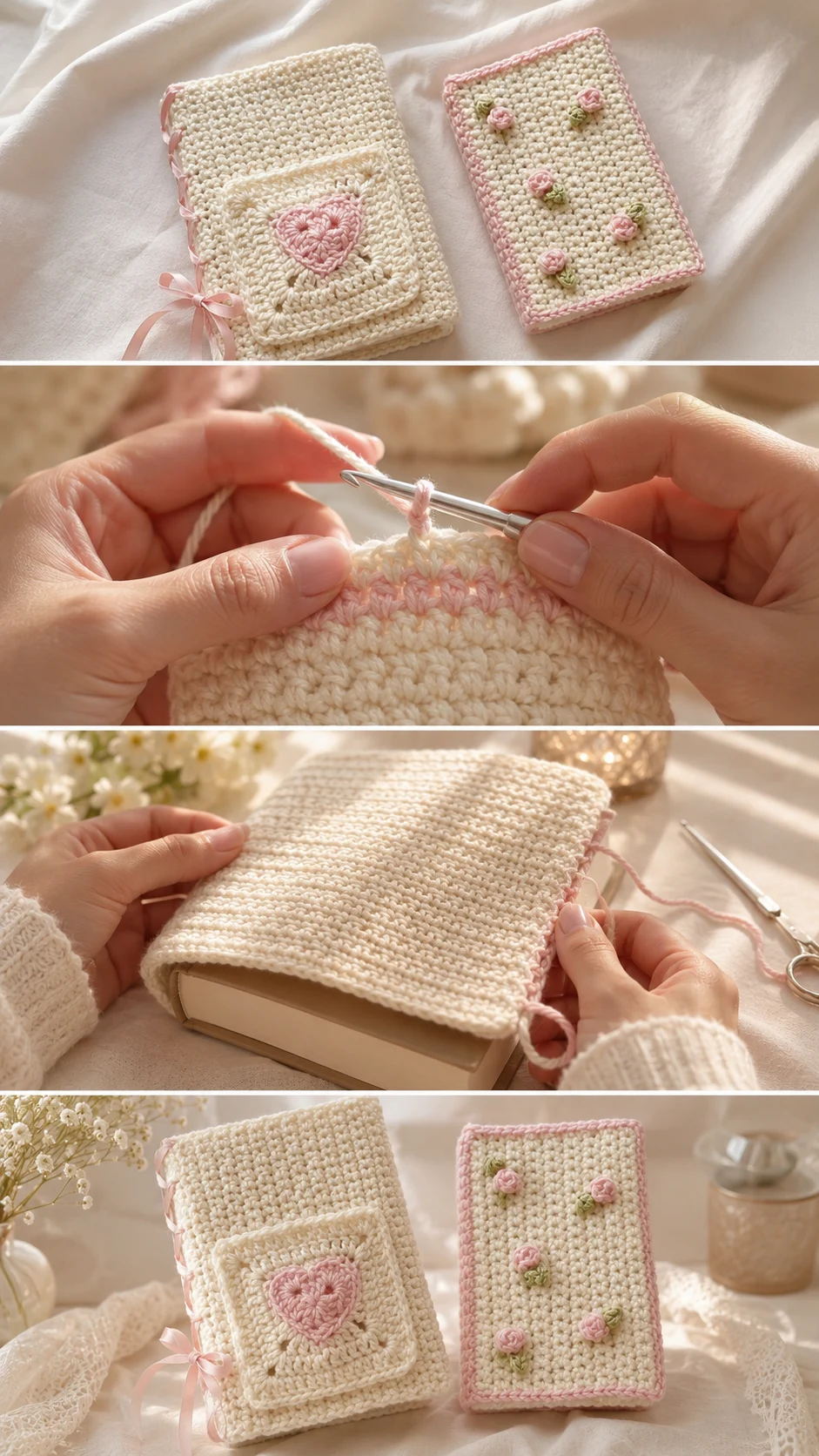 Crochet Book Covers: A Charming Handmade Keepsake pattern