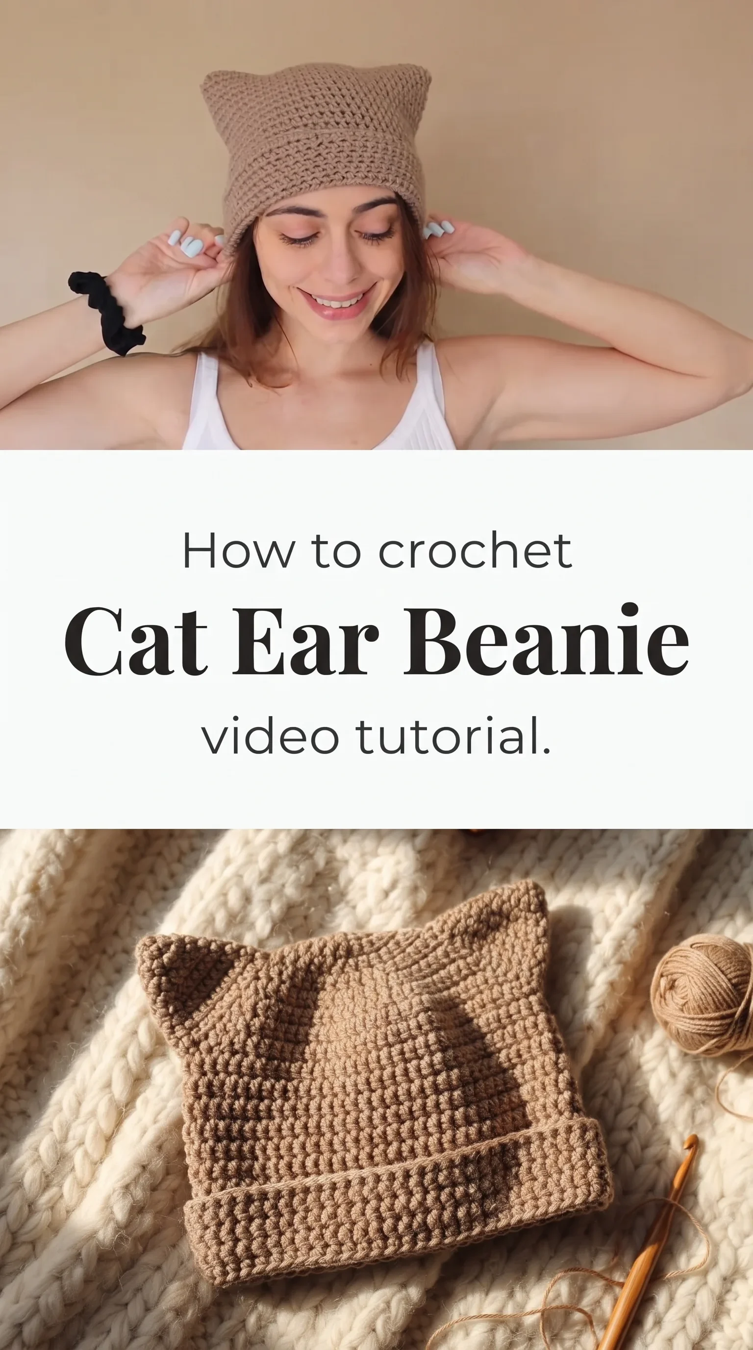 Crochet Cat Beanie: A Charming Winter Essential