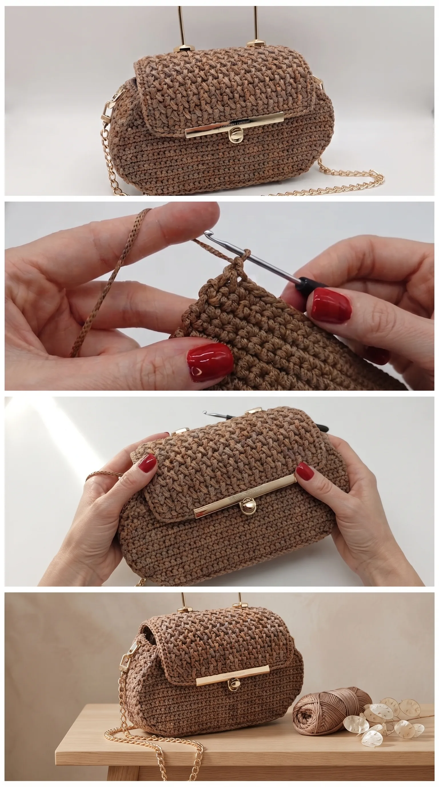 Crochet Chain Strap Bag: A Chic and Timeless Accessory pattern
