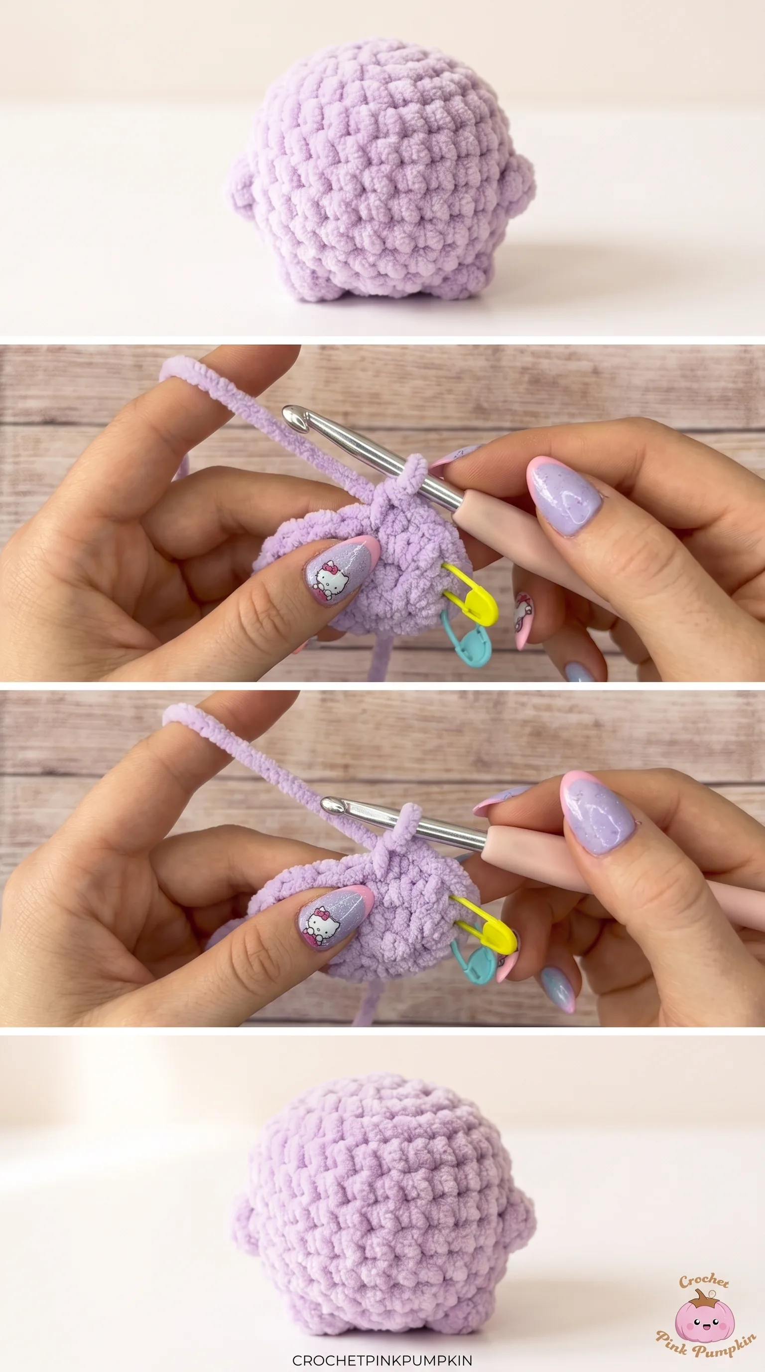 Crochet Chenille Amigurumi: A Soft and Fluffy Delight pattern