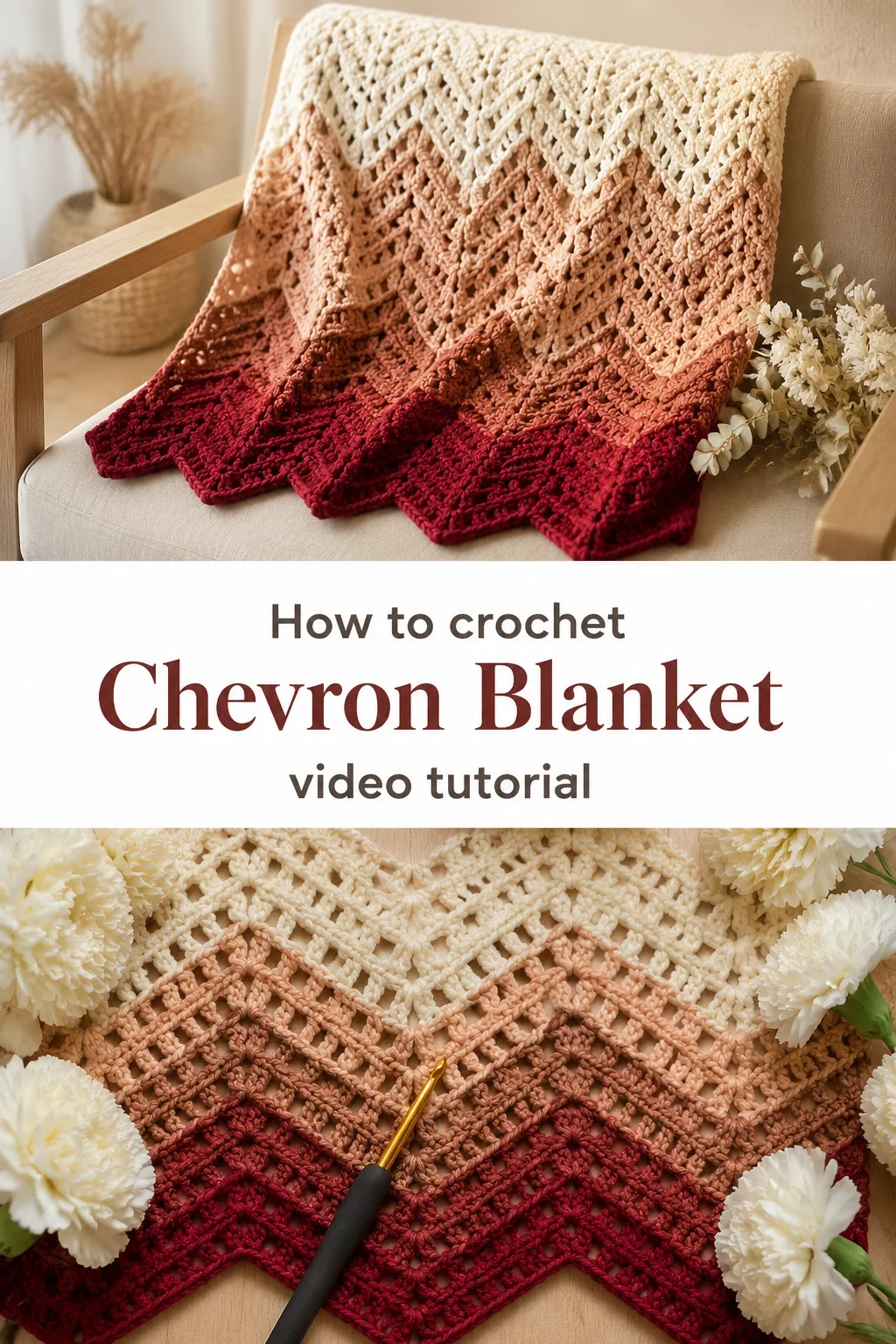 Crochet Chevron Blanket: A Bold and Timeless Classic