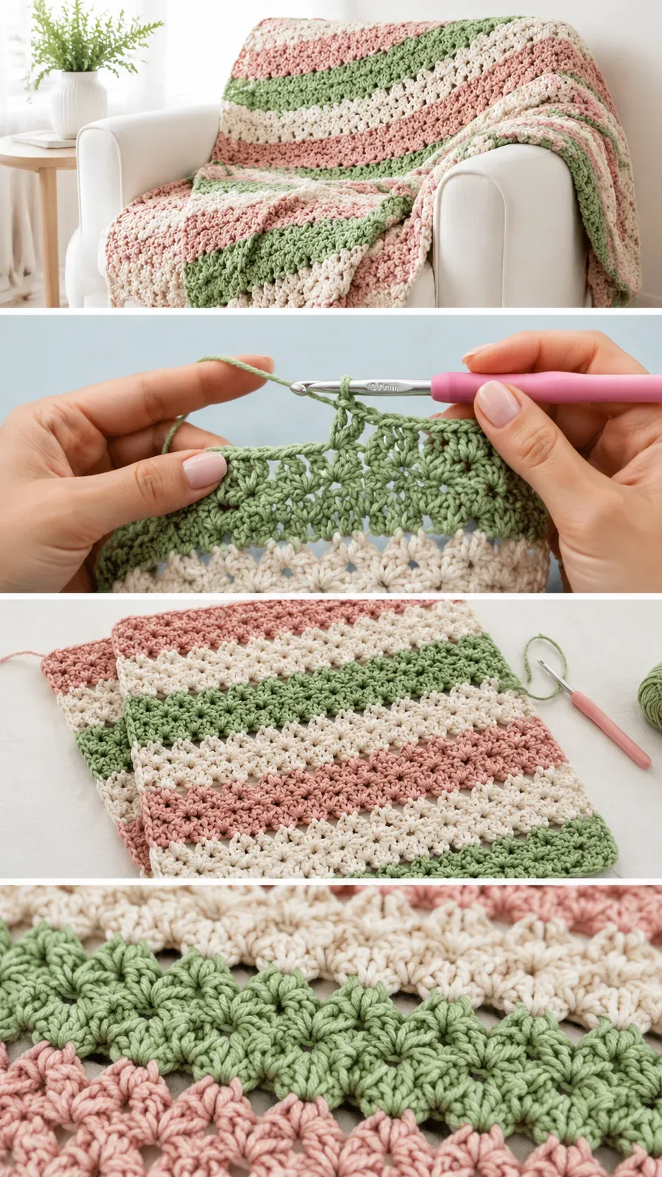 Crochet Chunky Blanket: A Warm and Timeless Classic pattern