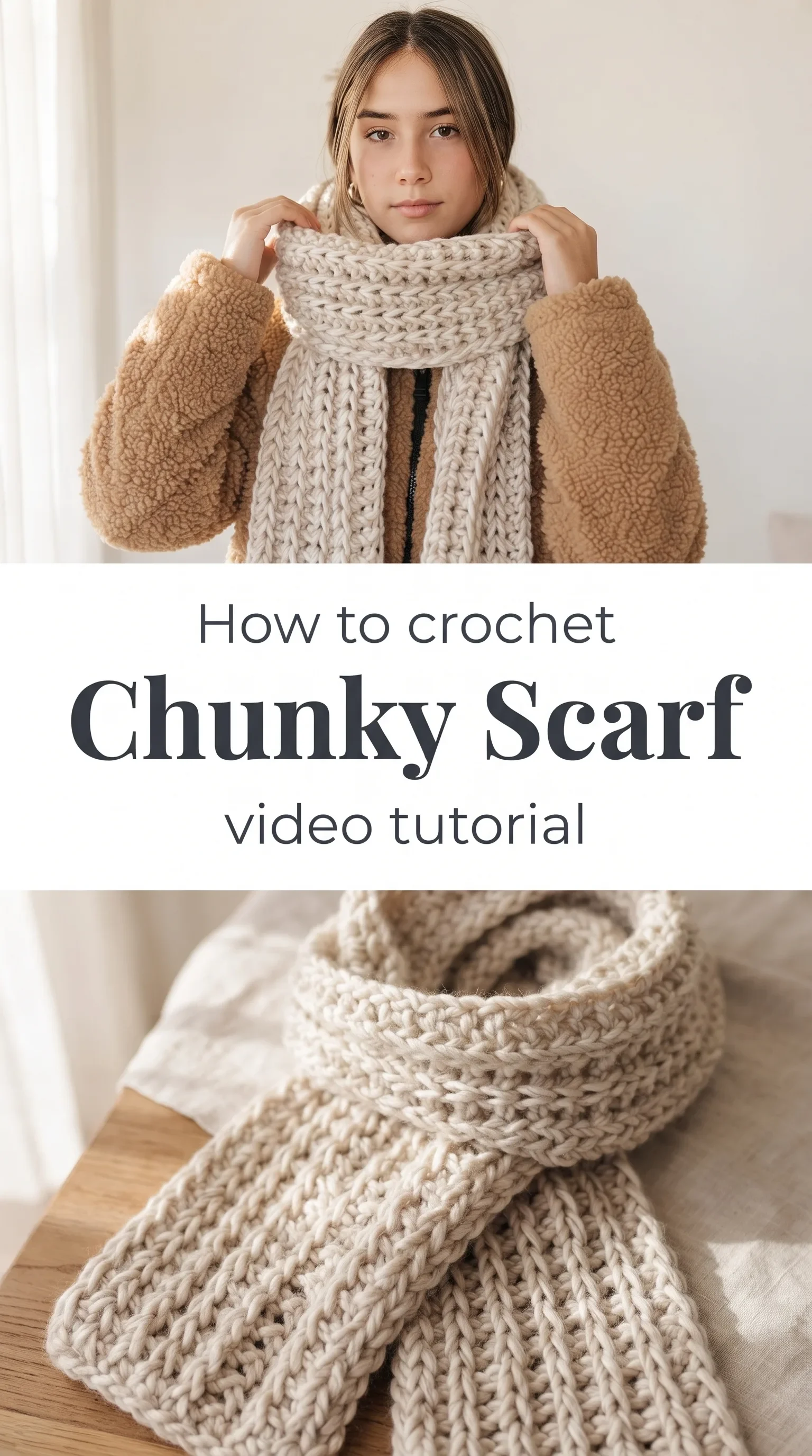 Crochet Chunky Scarf: A Warm and Timeless Essential