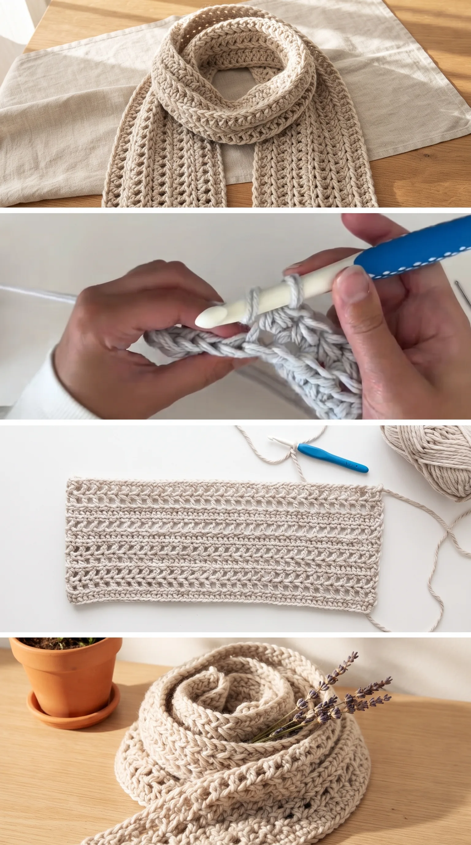 Crochet Chunky Scarf: A Warm and Timeless Essential pattern