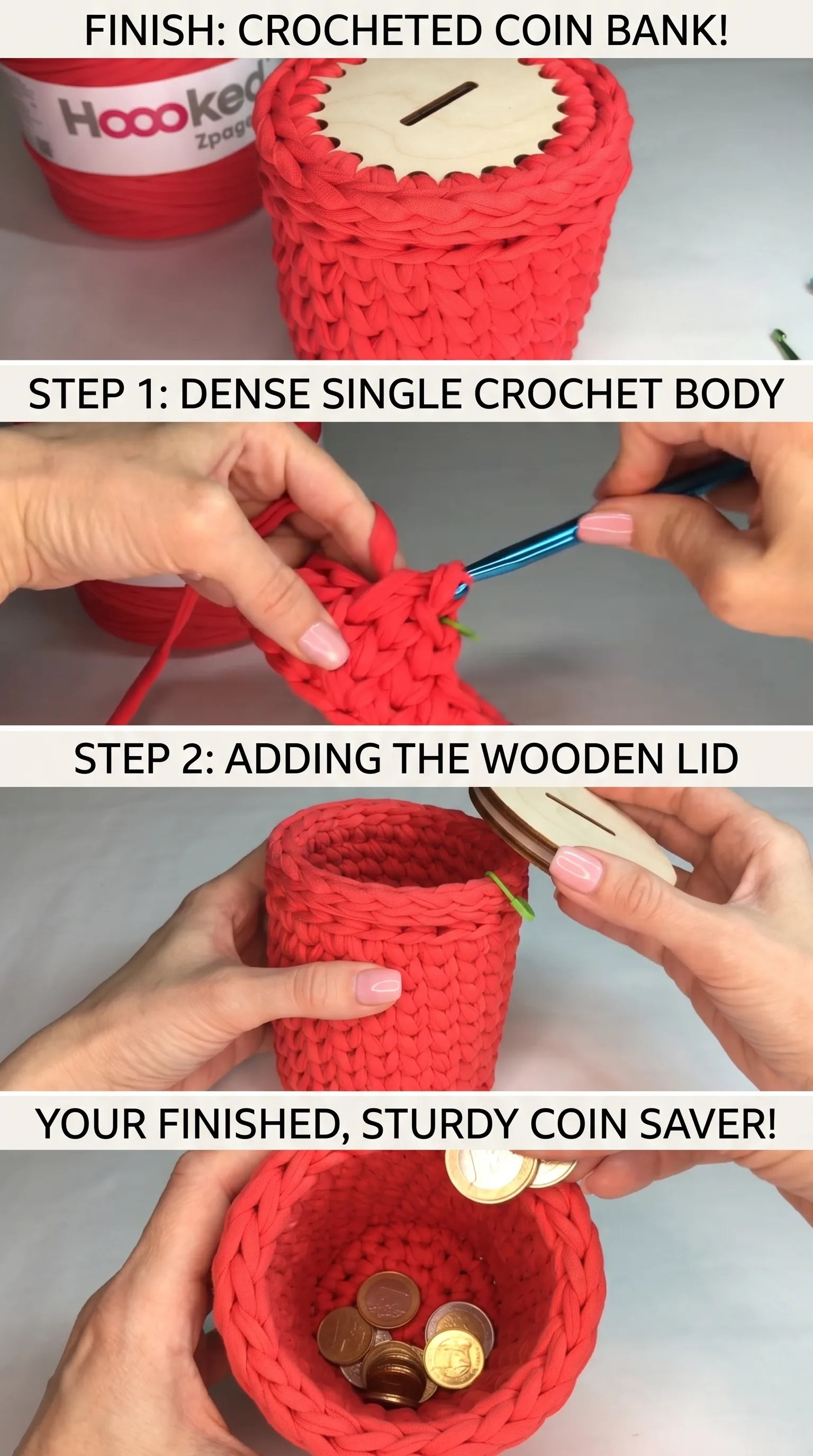 Crochet Coin Bank: A Charming Handcrafted Keepsake pattern