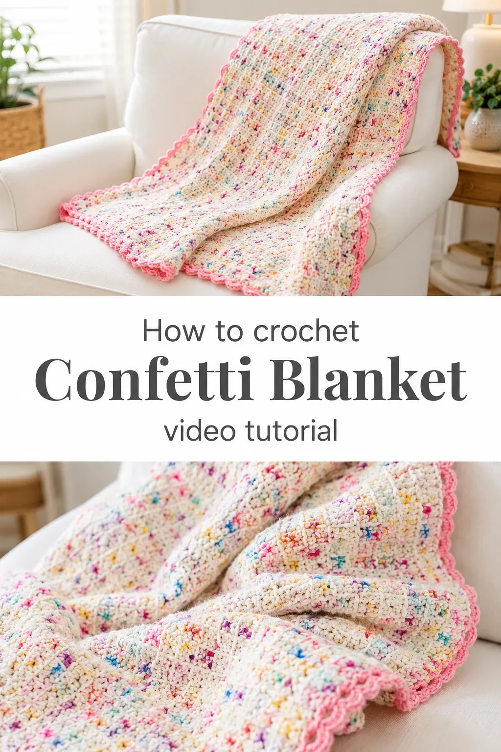 Crochet Confetti Blanket: A Whimsical Handmade Delight