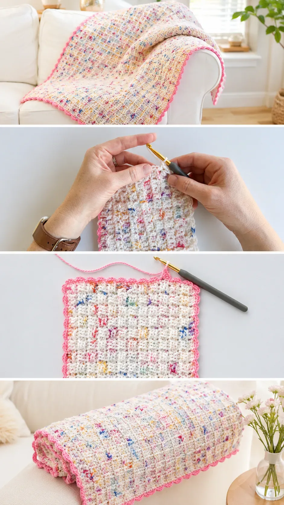 Crochet Confetti Blanket: A Whimsical Handmade Delight pattern