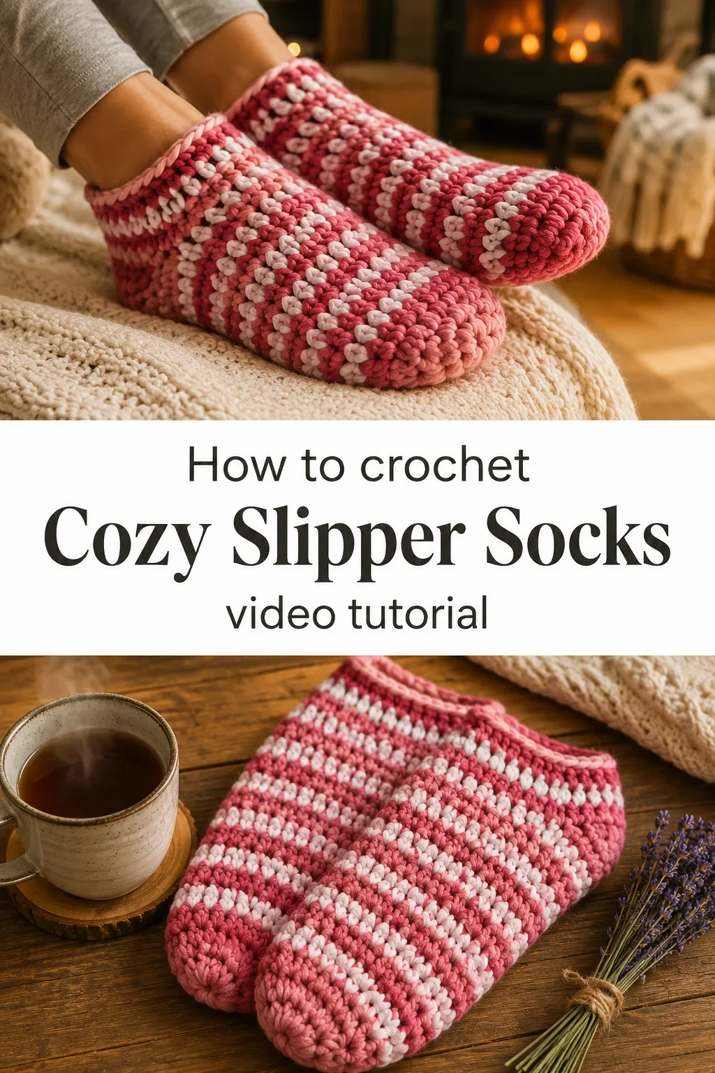 Crochet Cozy Slipper Socks: A Warm Everyday Essential
