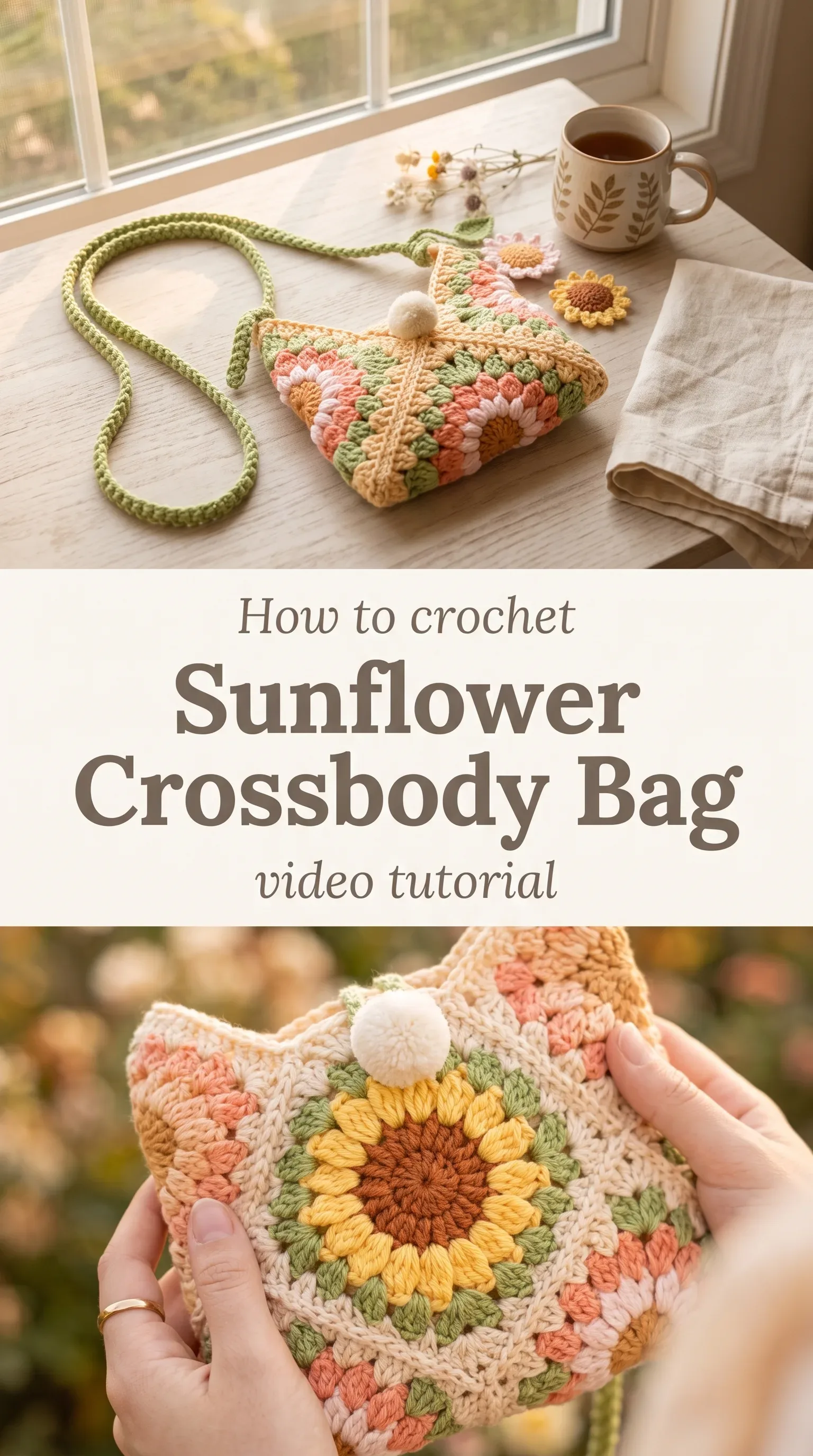 Crochet Crossbody Bag: A Blooming Summer Treasure