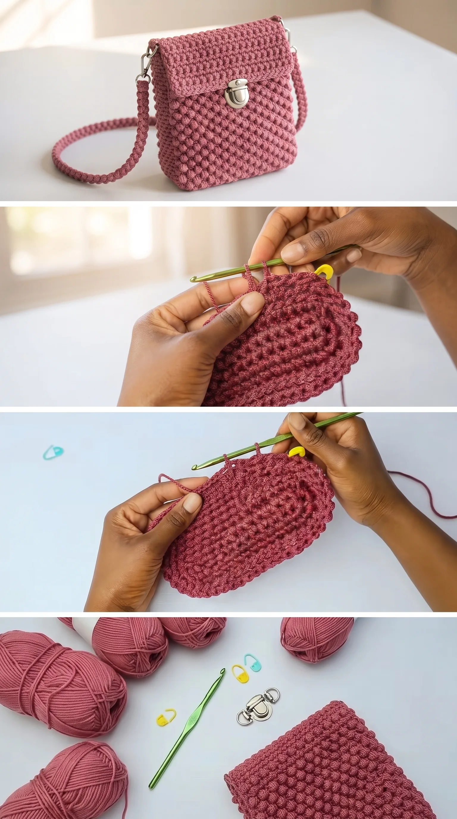 Crochet Crossbody Bag: A Chic Everyday Essential pattern