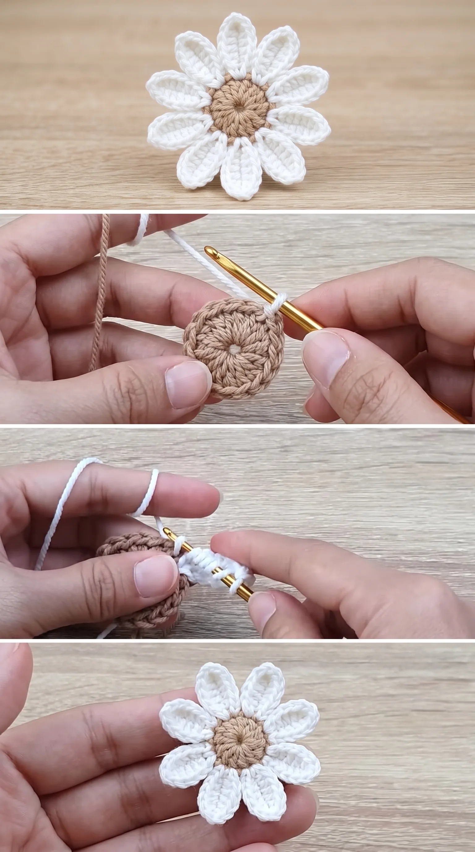 Crochet Daisy Flower: A Delicate Floral Accent pattern