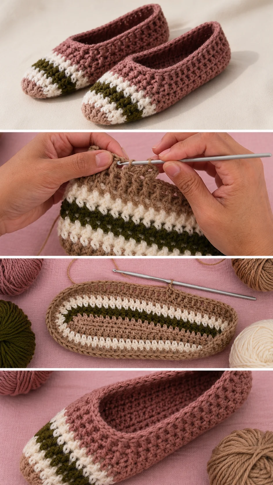 Crochet Elastic Booties: A Chic and Cozy Staple pattern