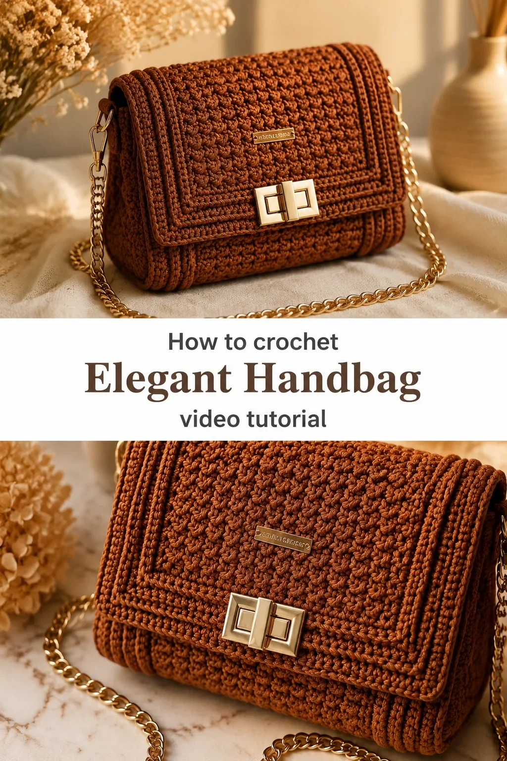 Crochet Elegant Handbag: A Chic and Timeless Accessory