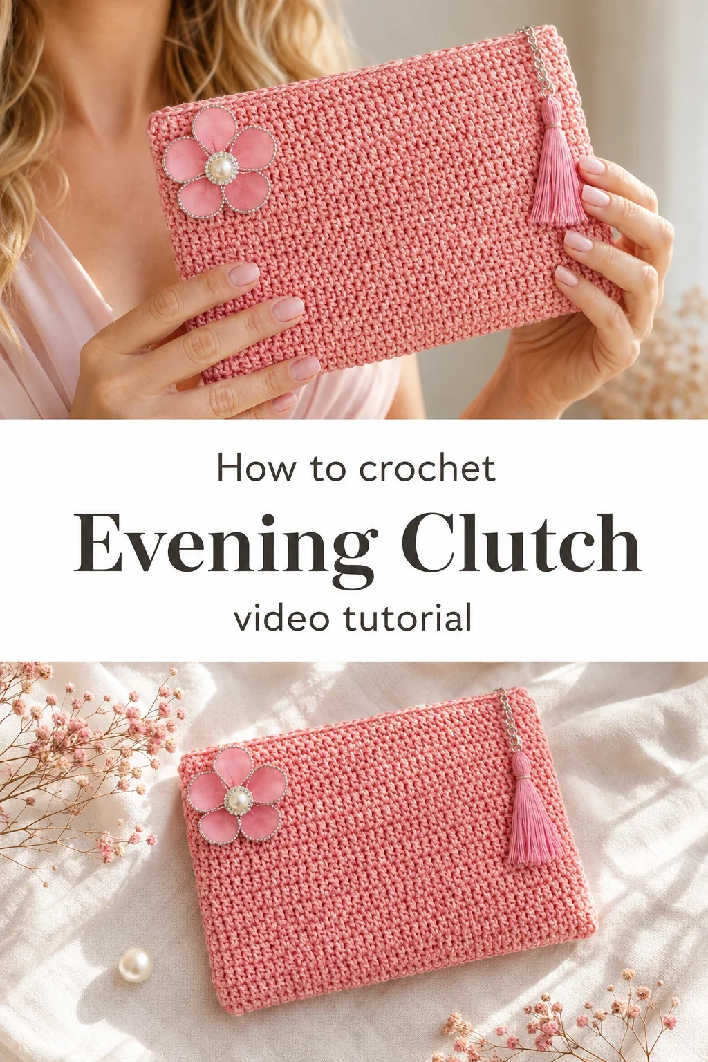Crochet Evening Clutch: A Chic and Feminine Essential