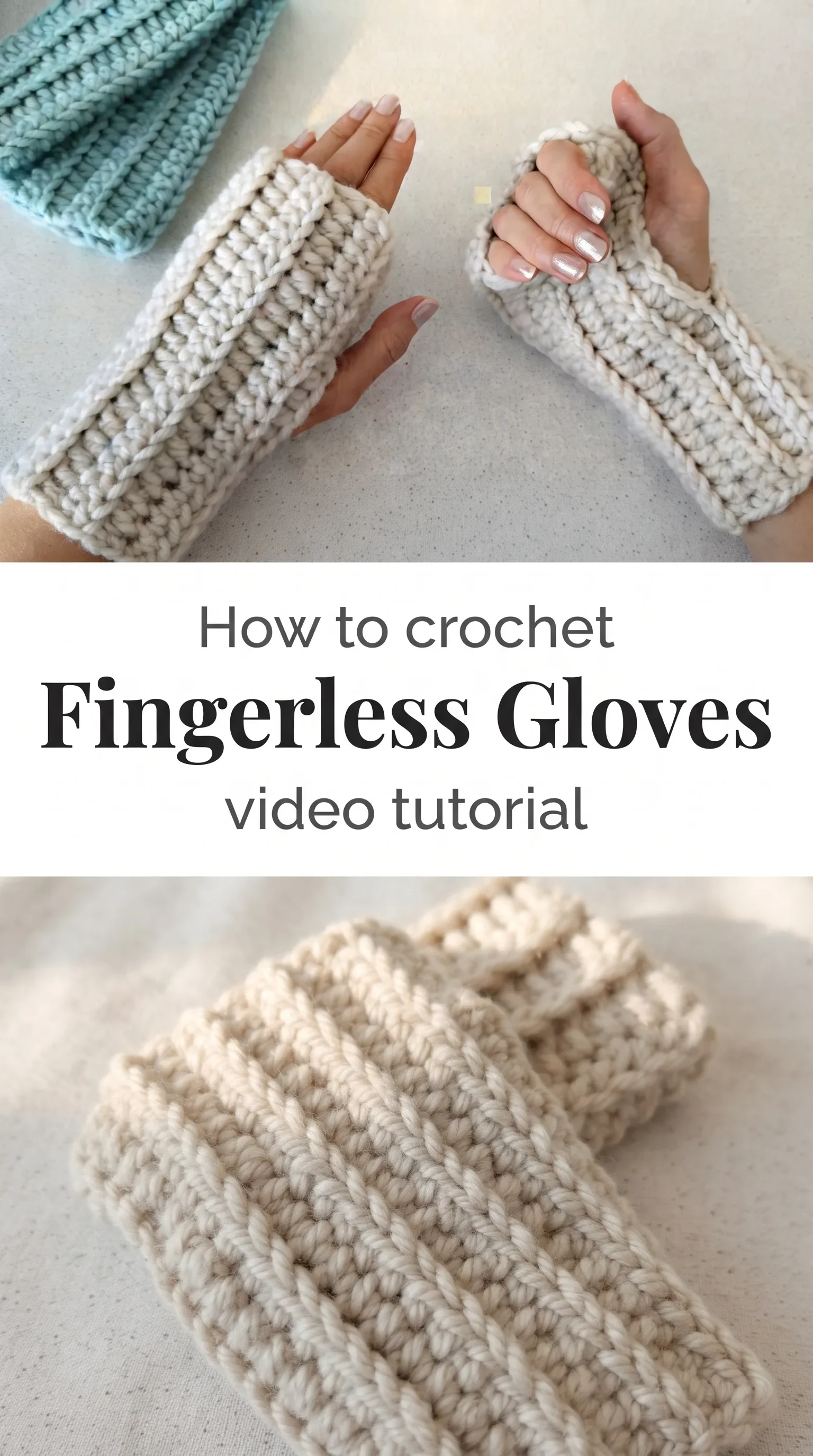 Crochet Fingerless Gloves: A Warm and Chic Winter Staple
