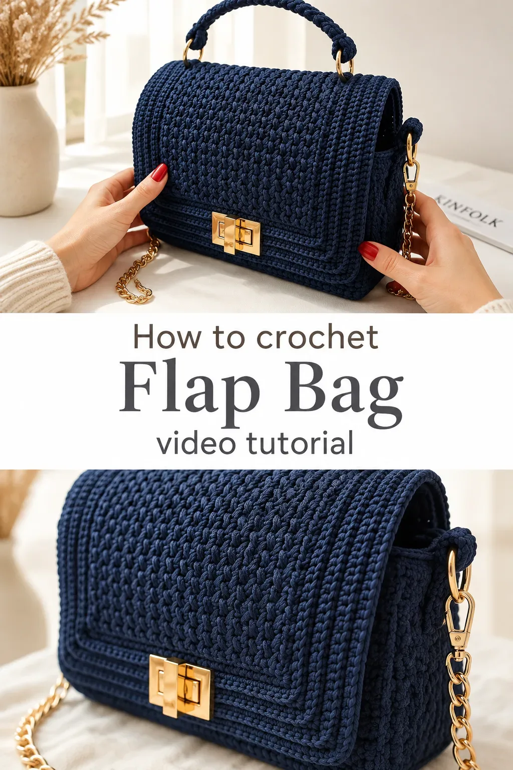 Crochet Flap Bag: A Chic and Timeless Accessory