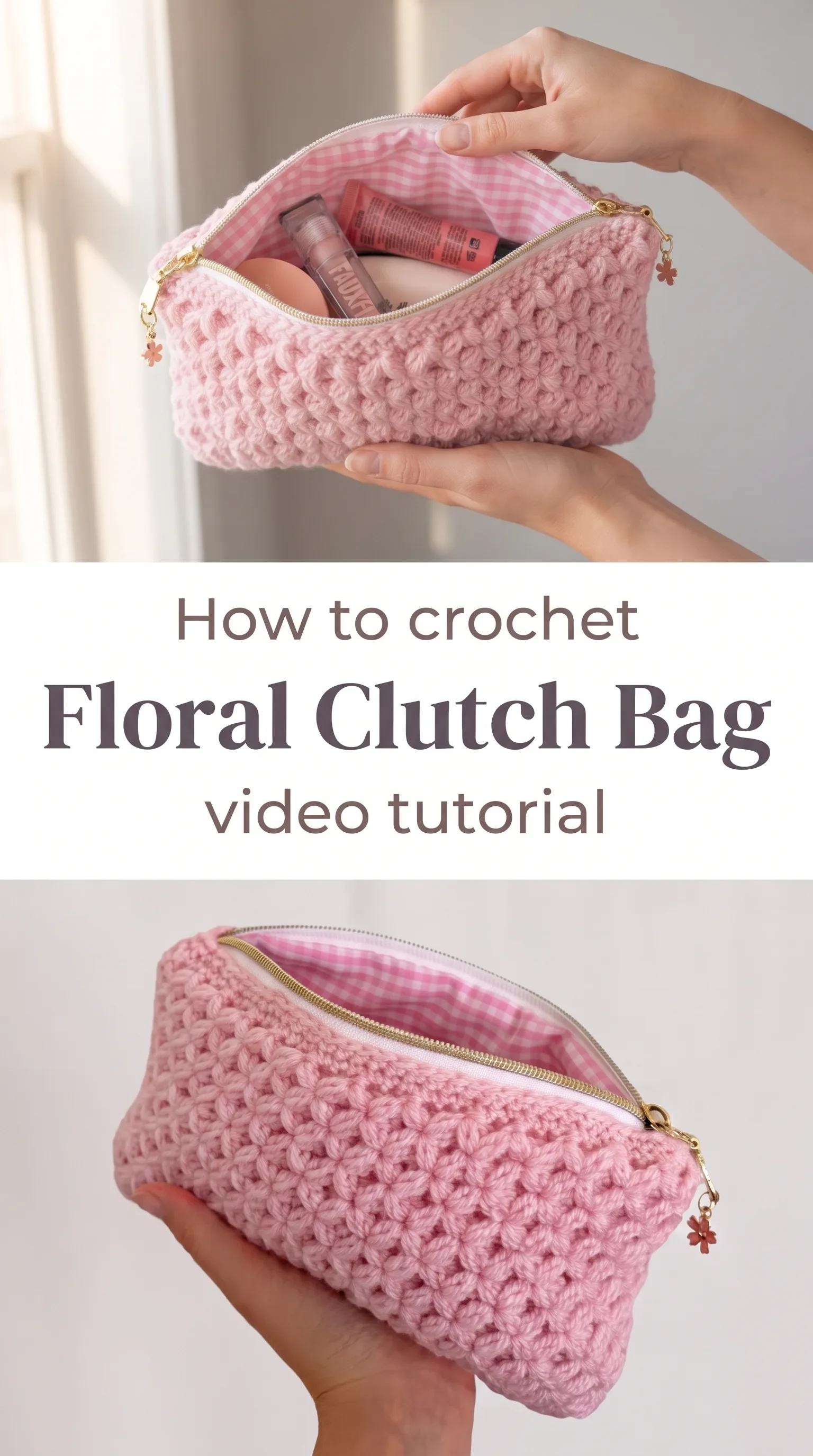 Crochet Floral Clutch Bag: A Chic and Feminine Essential
