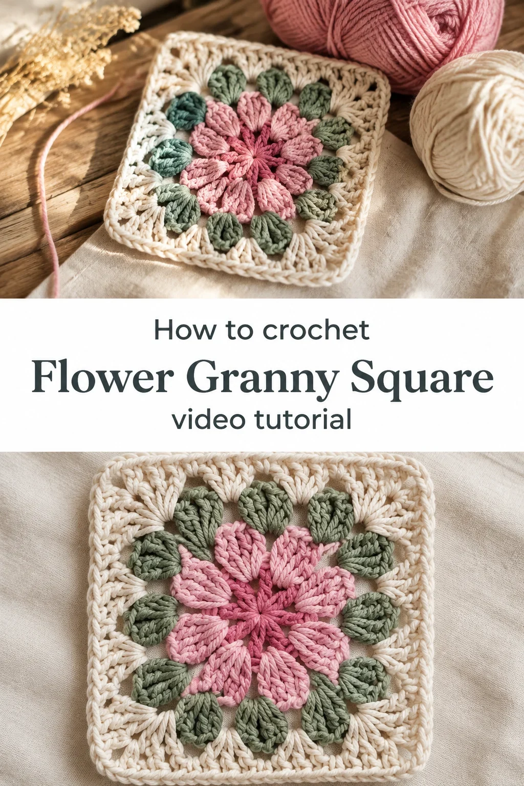 Crochet Flower Granny Square: A Timeless Floral Classic