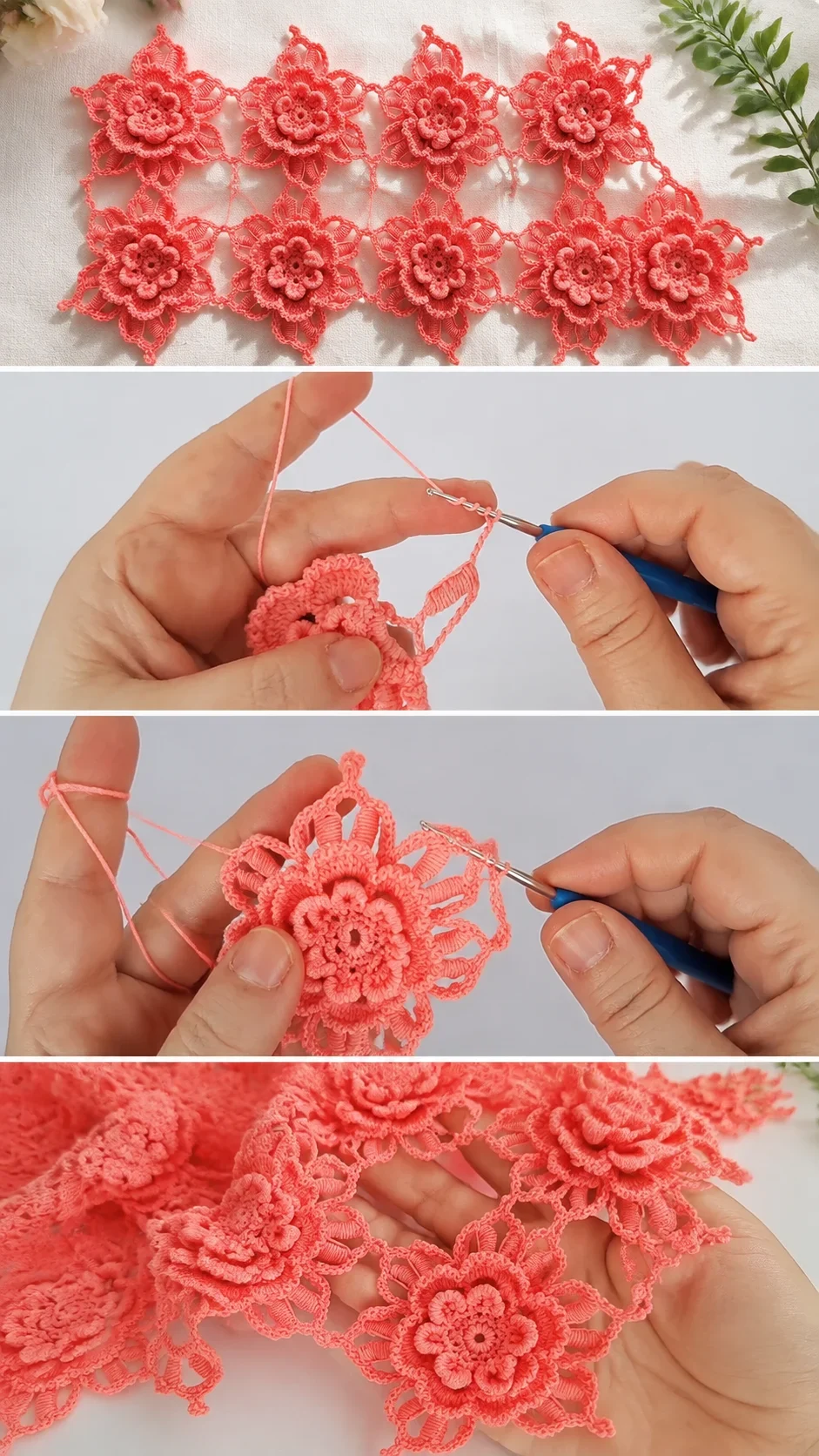 Crochet Flower Motif: A Delicate and Timeless Design pattern