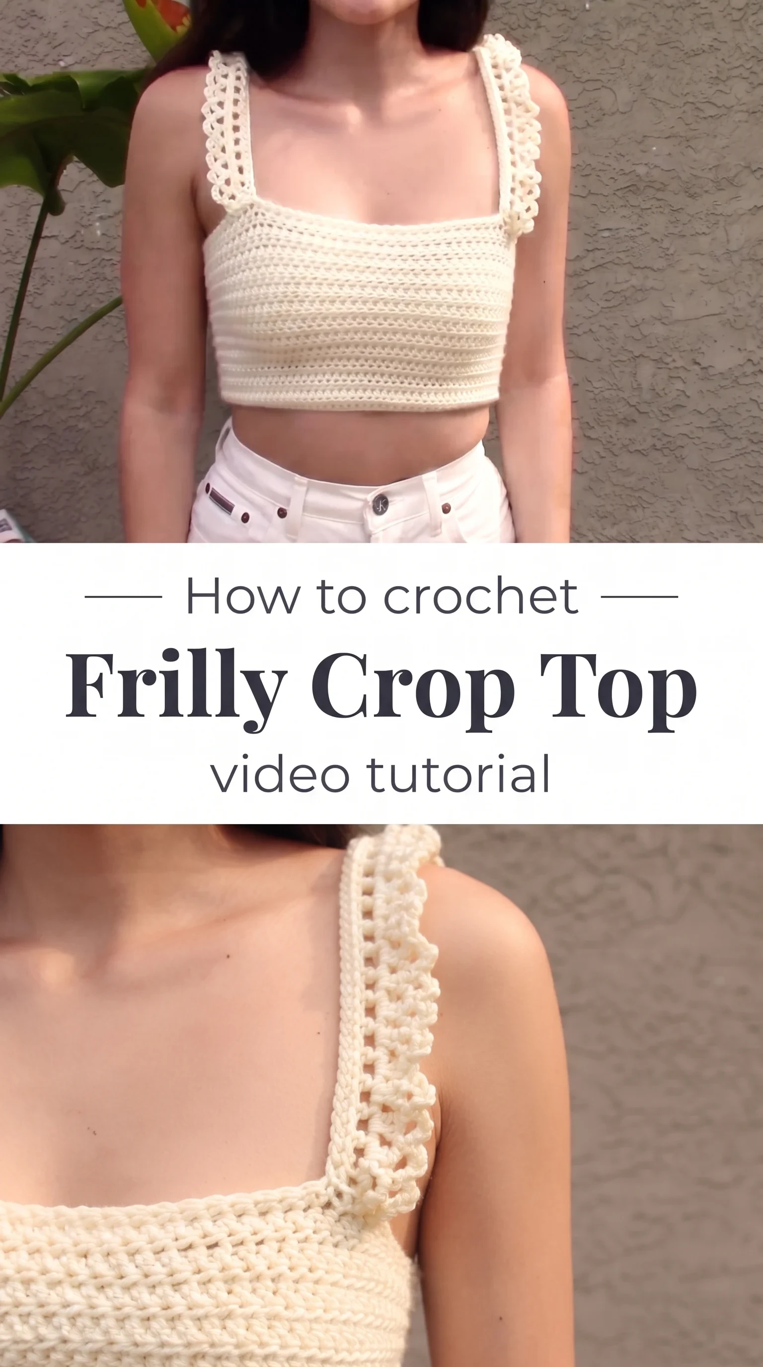 Crochet Frilly Crop Top: A Charming Summer Essential