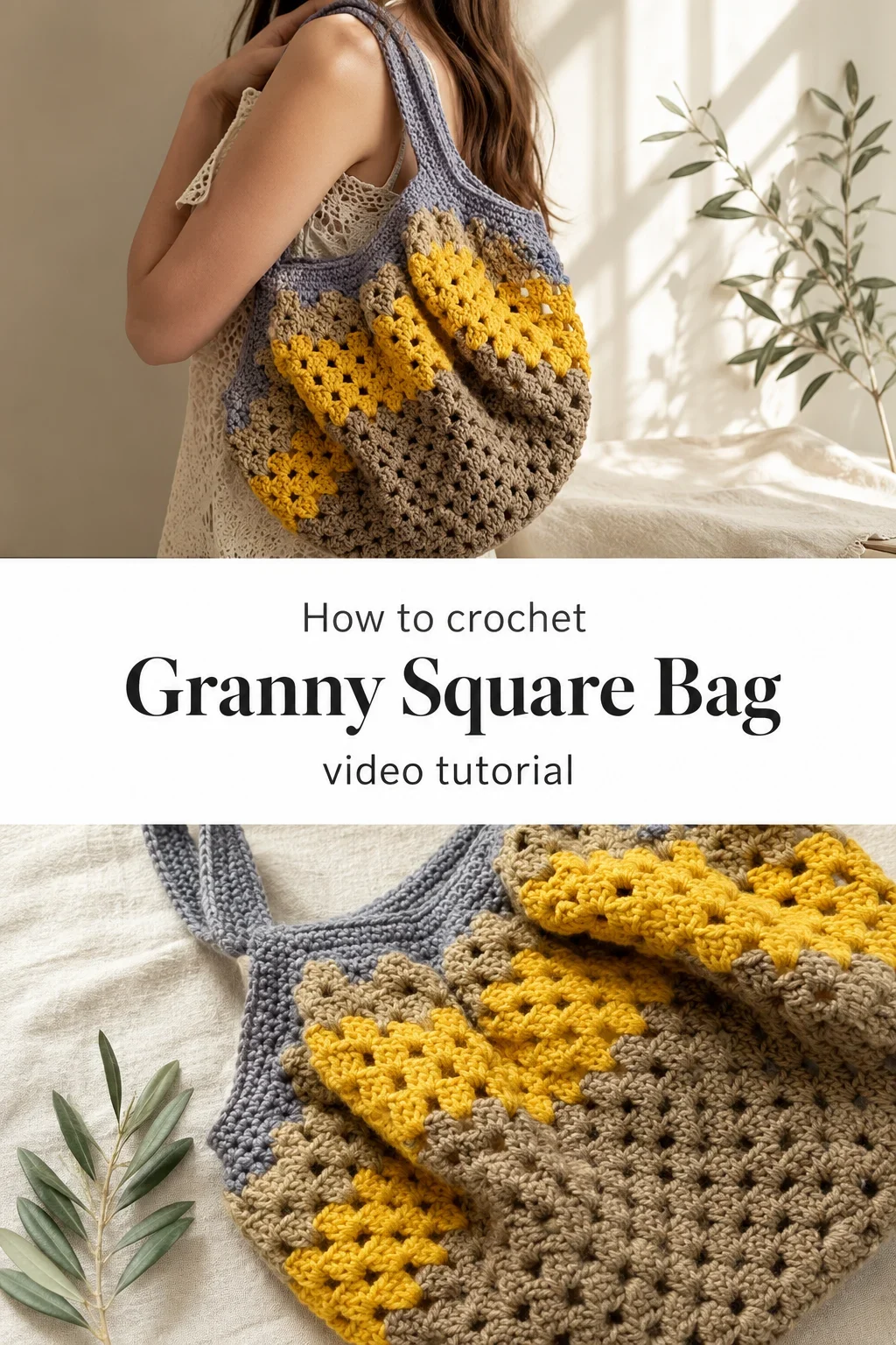 Crochet Granny Square Bag: A Charming Boho Essential