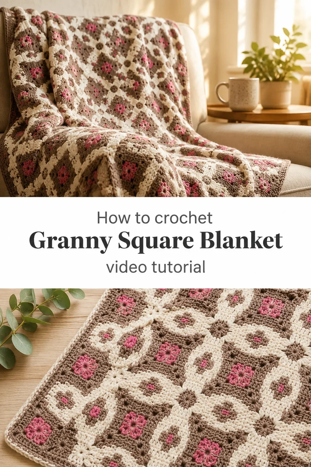 Crochet Granny Square Blanket: A Modern Elegant Classic