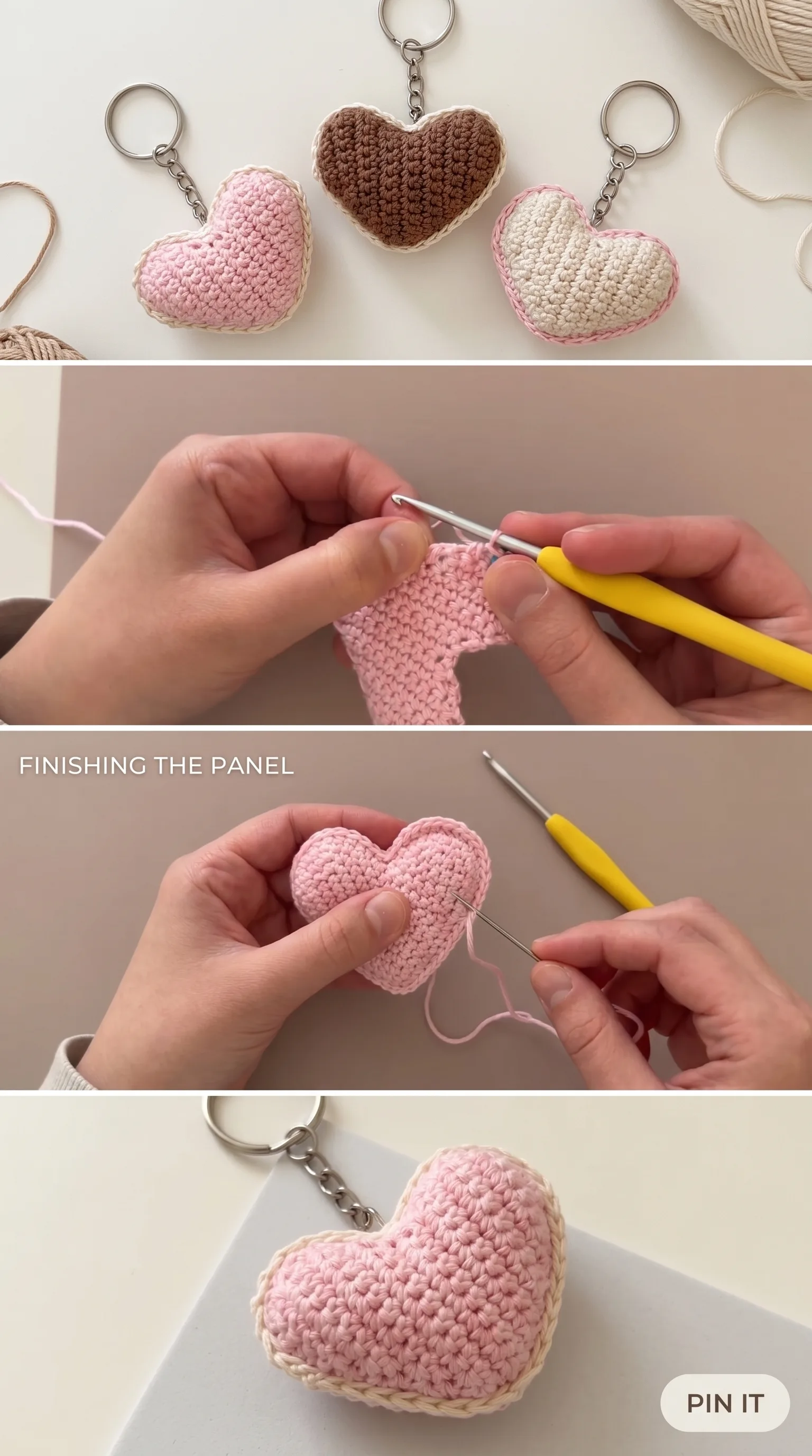 Crochet Heart Charm: A Sweet Handmade Keepsake pattern