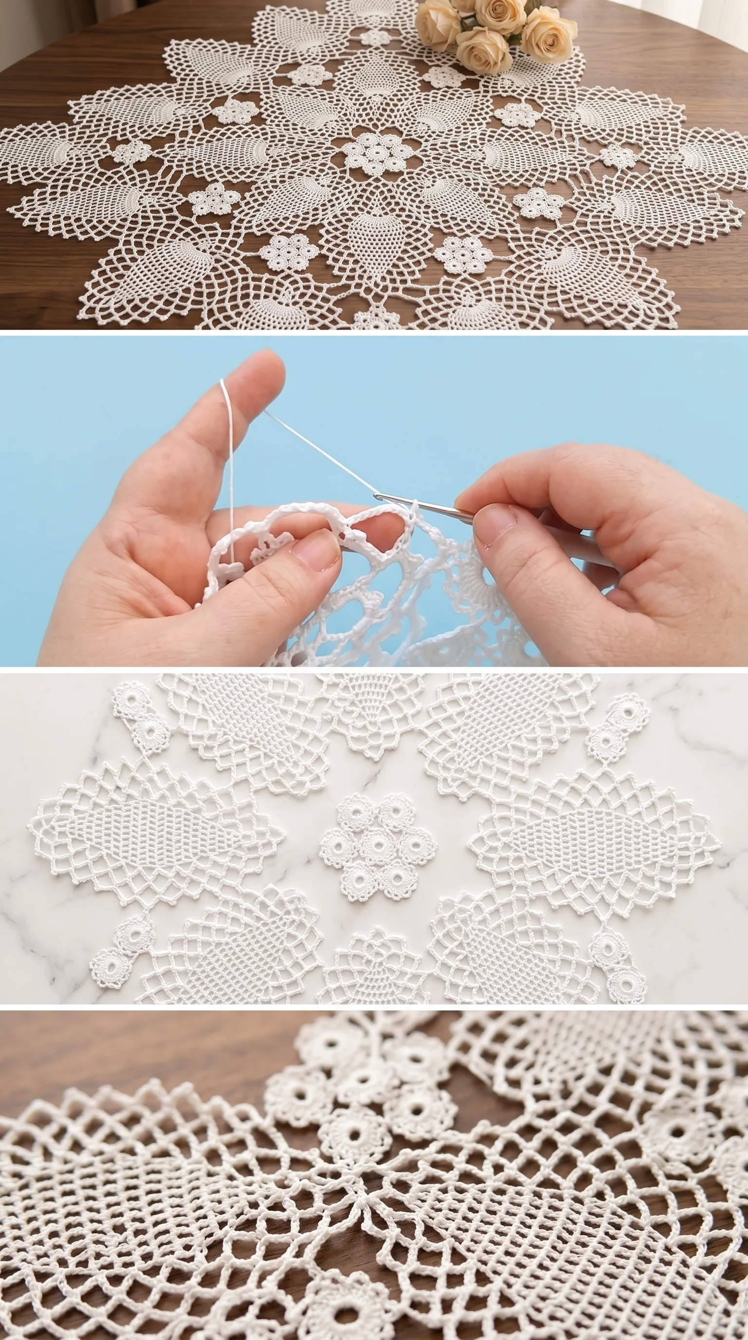 Crochet Heirloom Tablecloth: A Timeless Home Treasure pattern