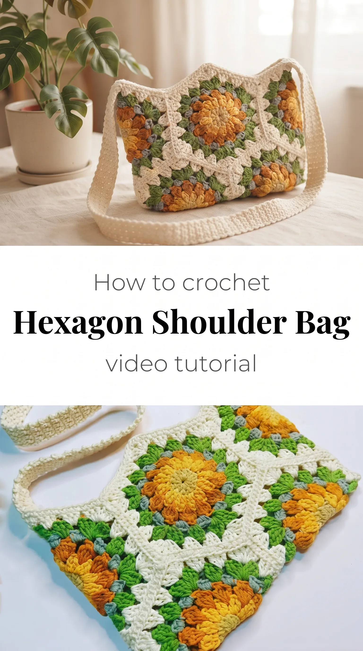 Crochet Hexagon Shoulder Bag: A Chic Seasonal Staple