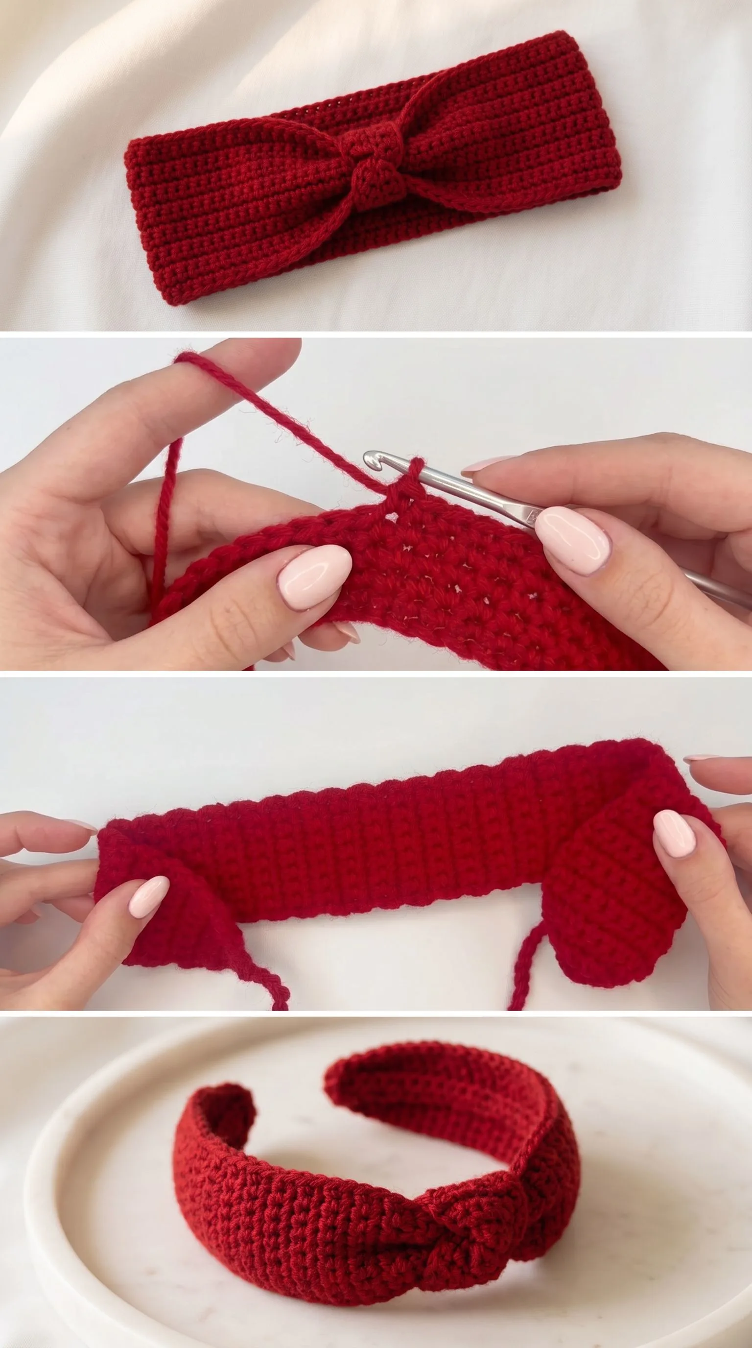 Crochet Knotted Headband: A Chic Everyday Accessory pattern