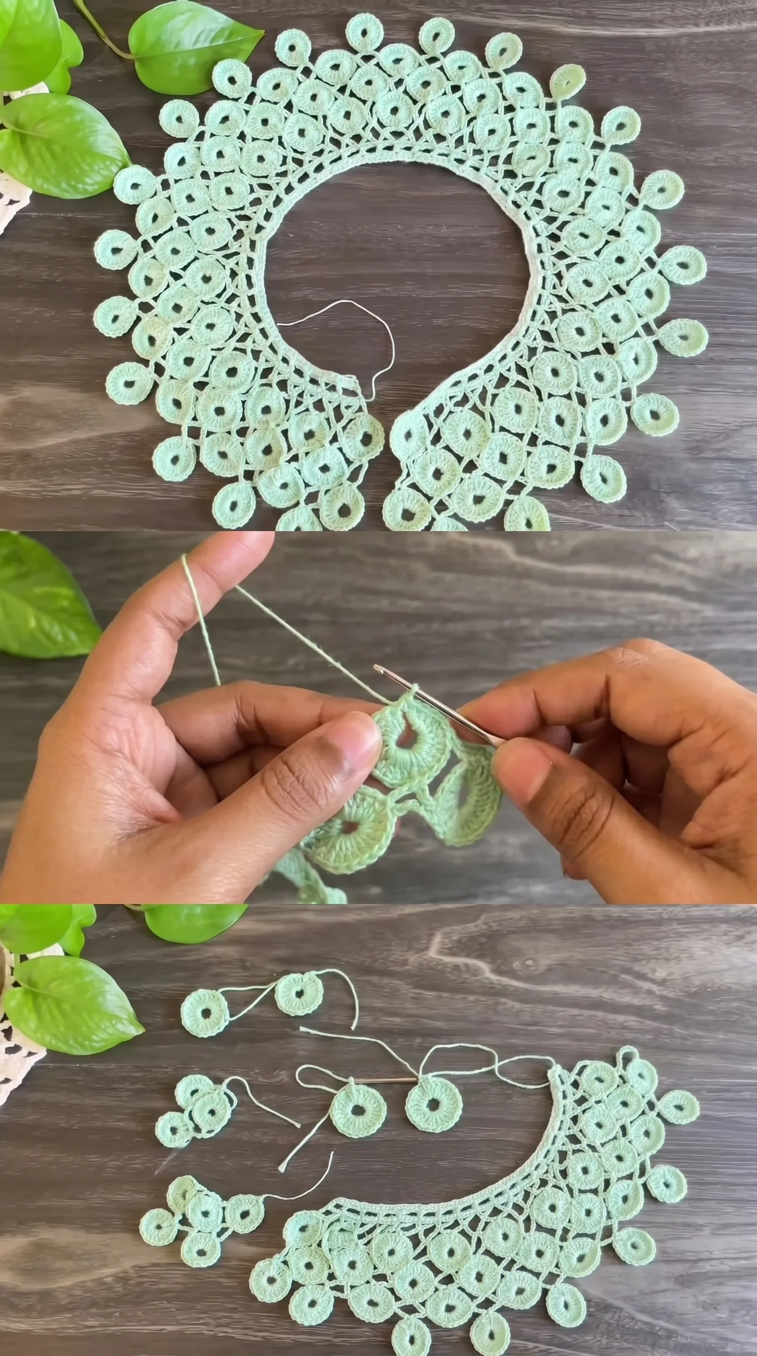 Crochet Lace Collar: A Delicate Statement Piece pattern