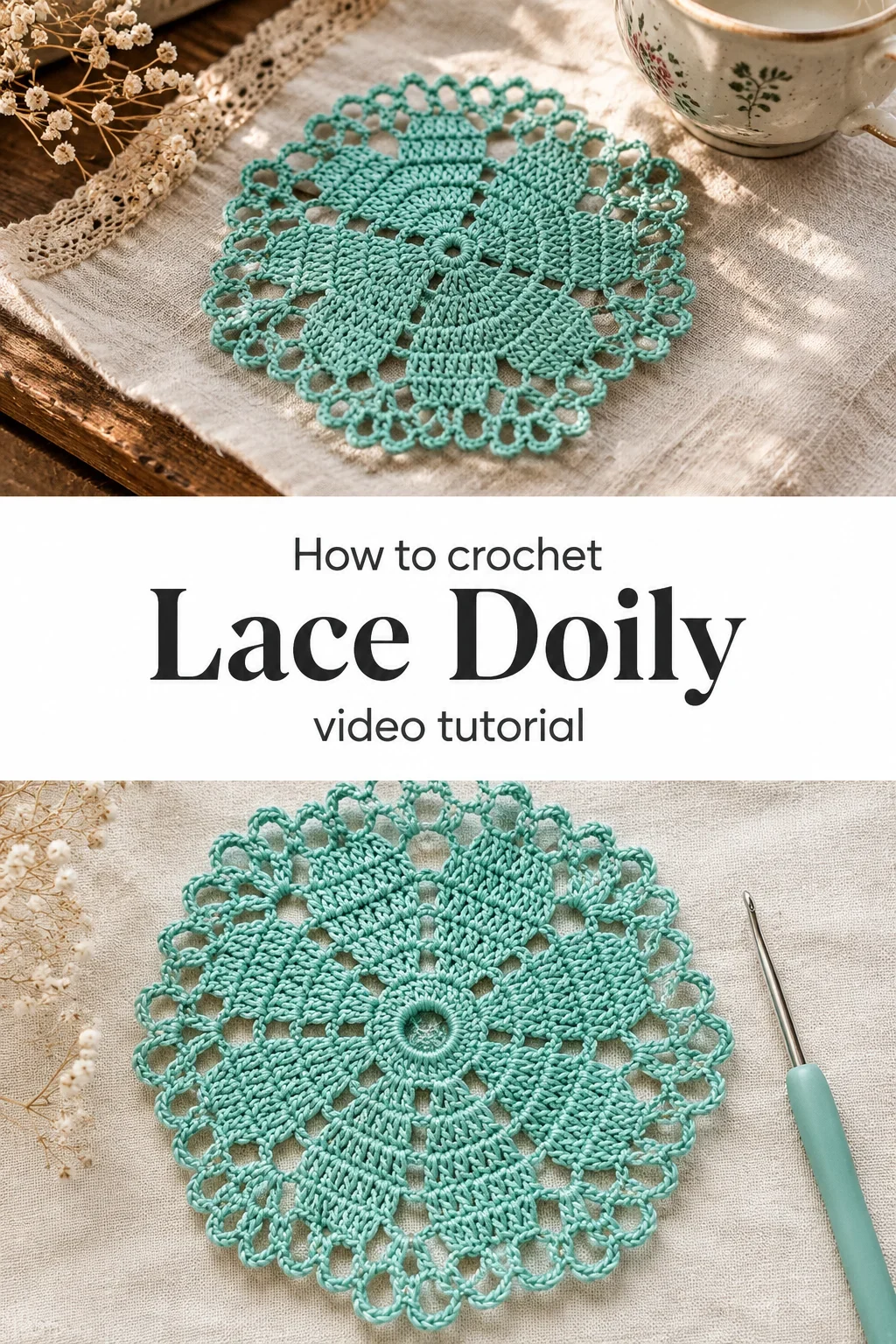 Crochet Lace Doily: A Delicate Timeless Accent