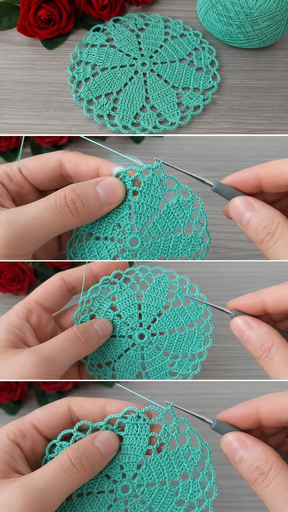 Crochet Lace Doily: A Delicate Timeless Accent pattern