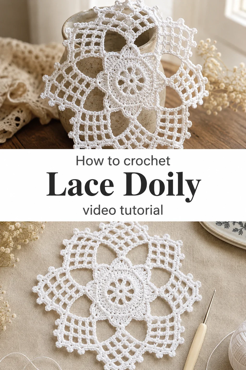 Crochet Lace Doily: A Delicate Timeless Treasure