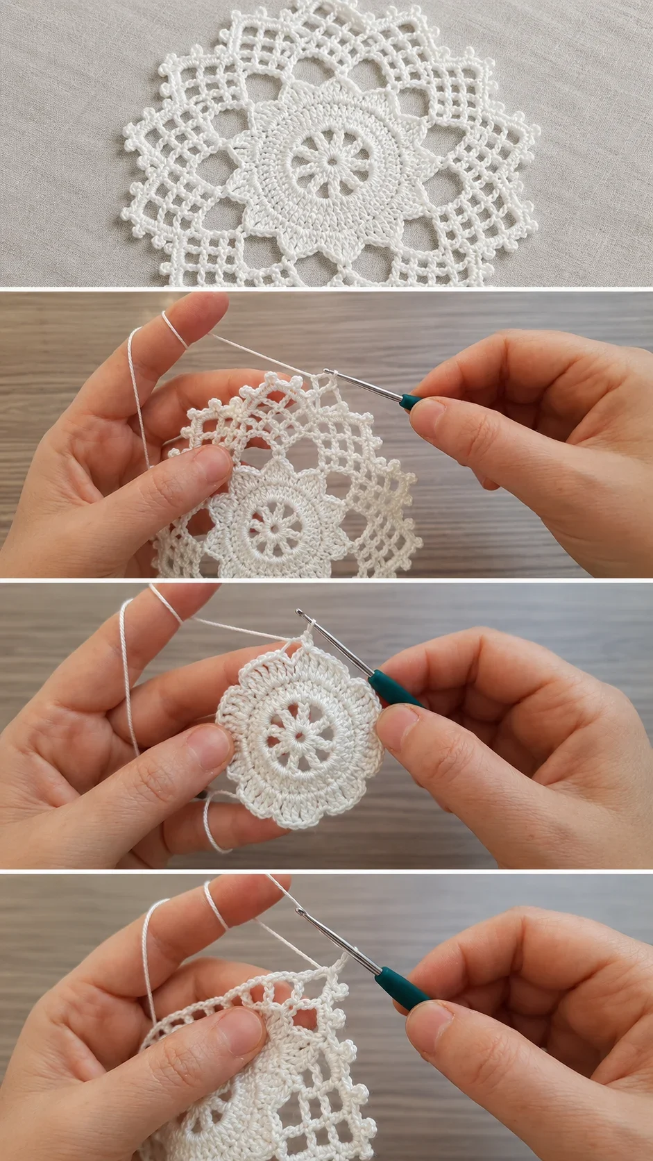 Crochet Lace Doily: A Delicate Timeless Treasure pattern